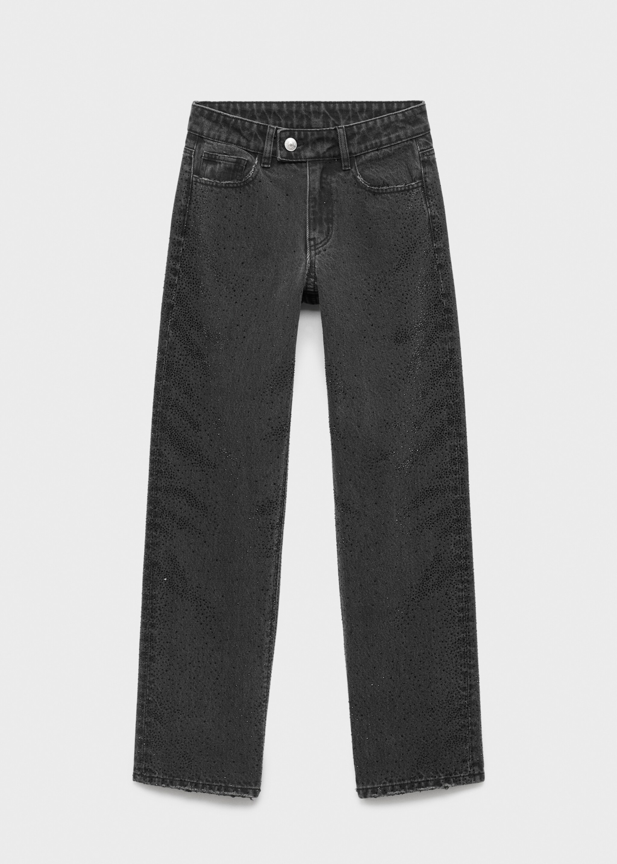 Jeans straight strass - Artigo sem modelo