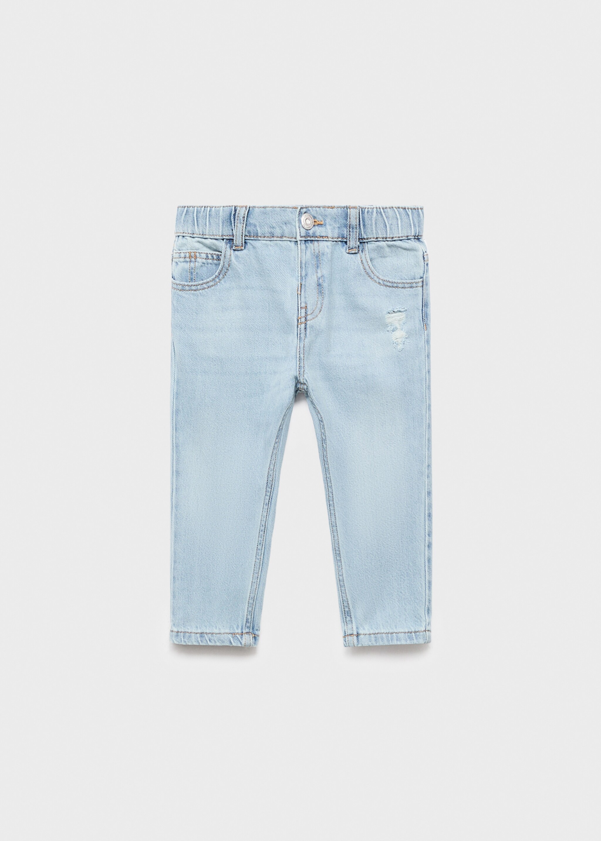 Jeans rectos algodón - Artículo sin modelo, Azul claro. Ref: 17093796-00.
