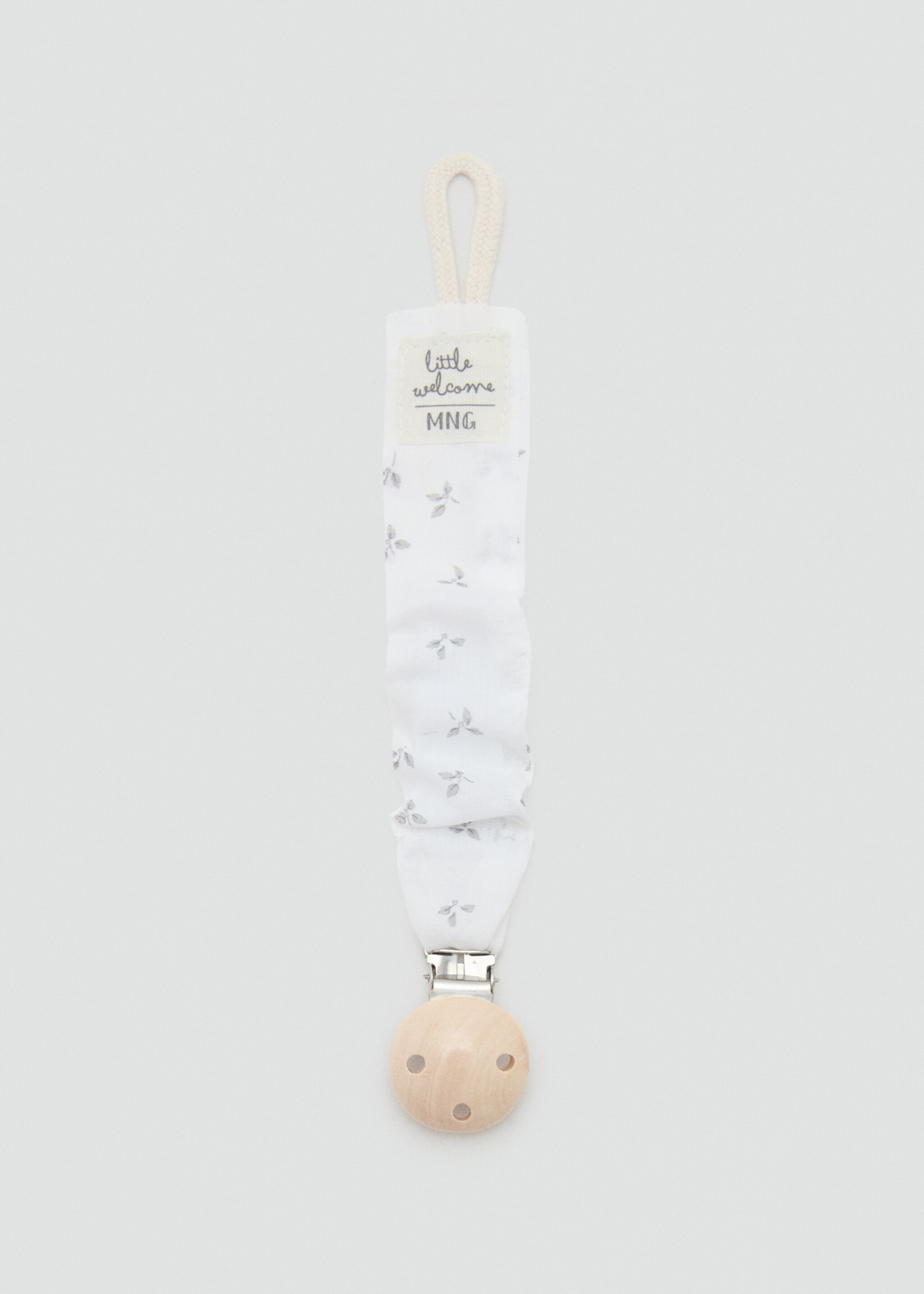 Chupetero broche estampado - Plano medio