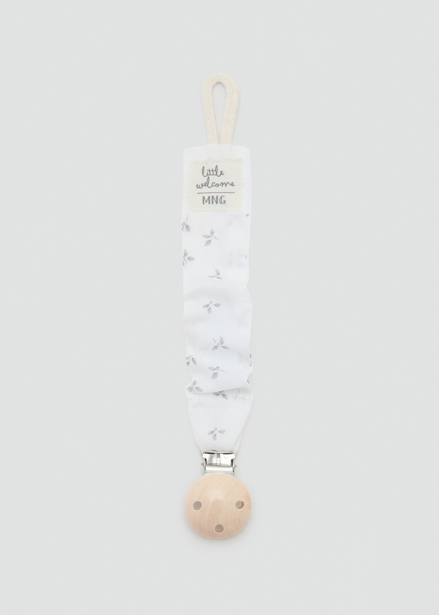 Chupetero broche estampado - Plano medio