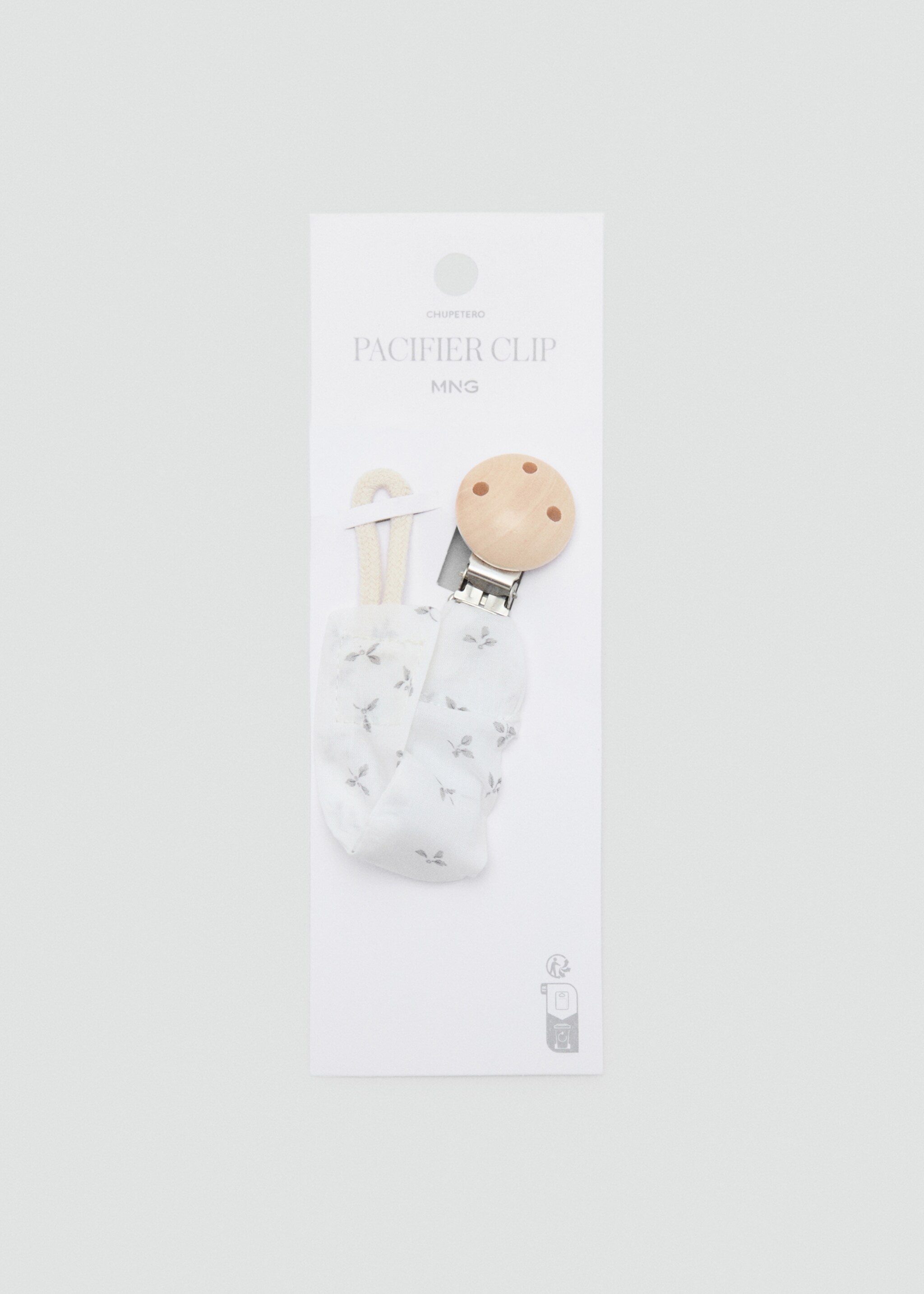 Chupetero broche estampado - Artículo sin modelo