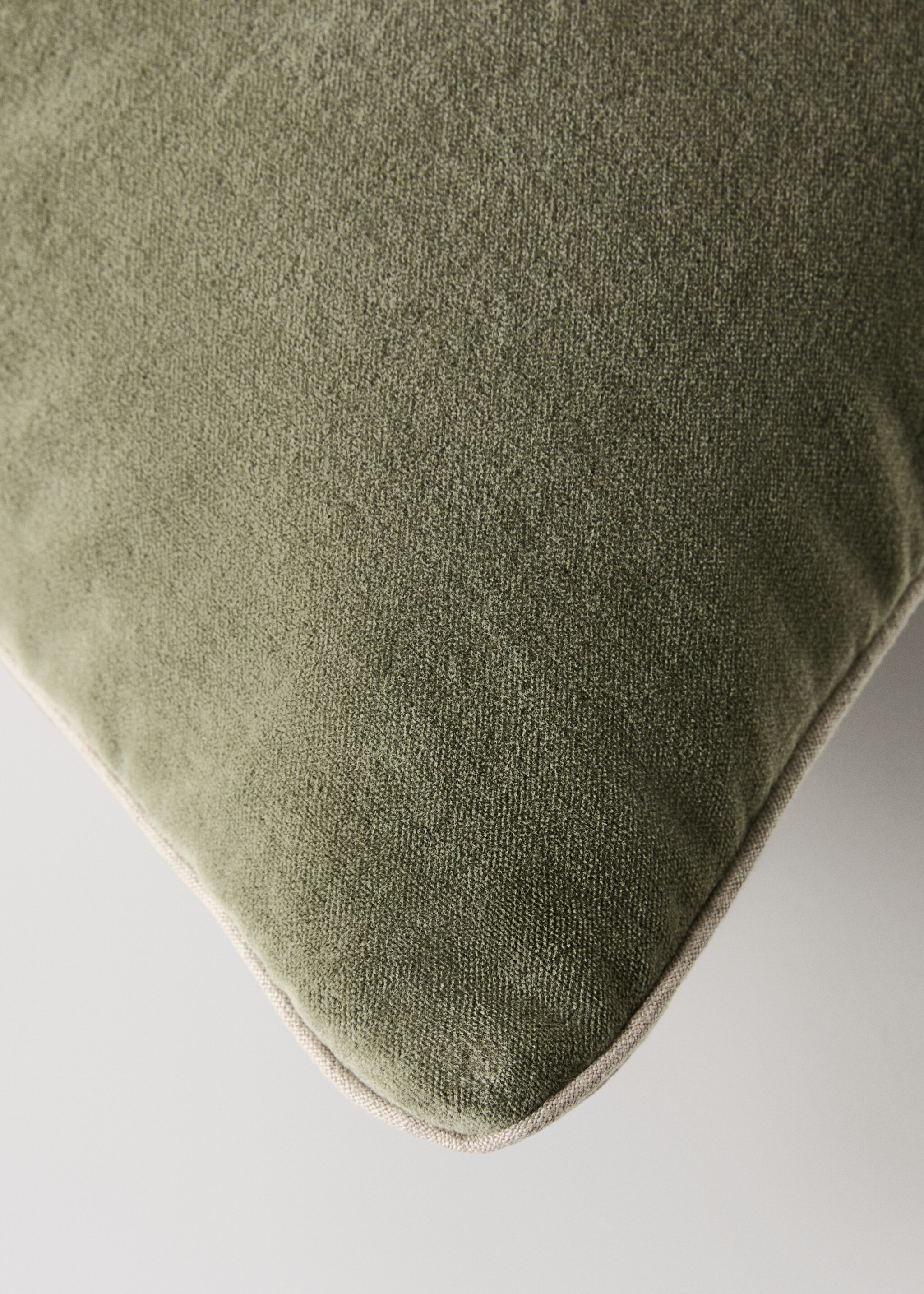 Funda coixí vellut detall viu 50x50 cm - Detall de l'article 2