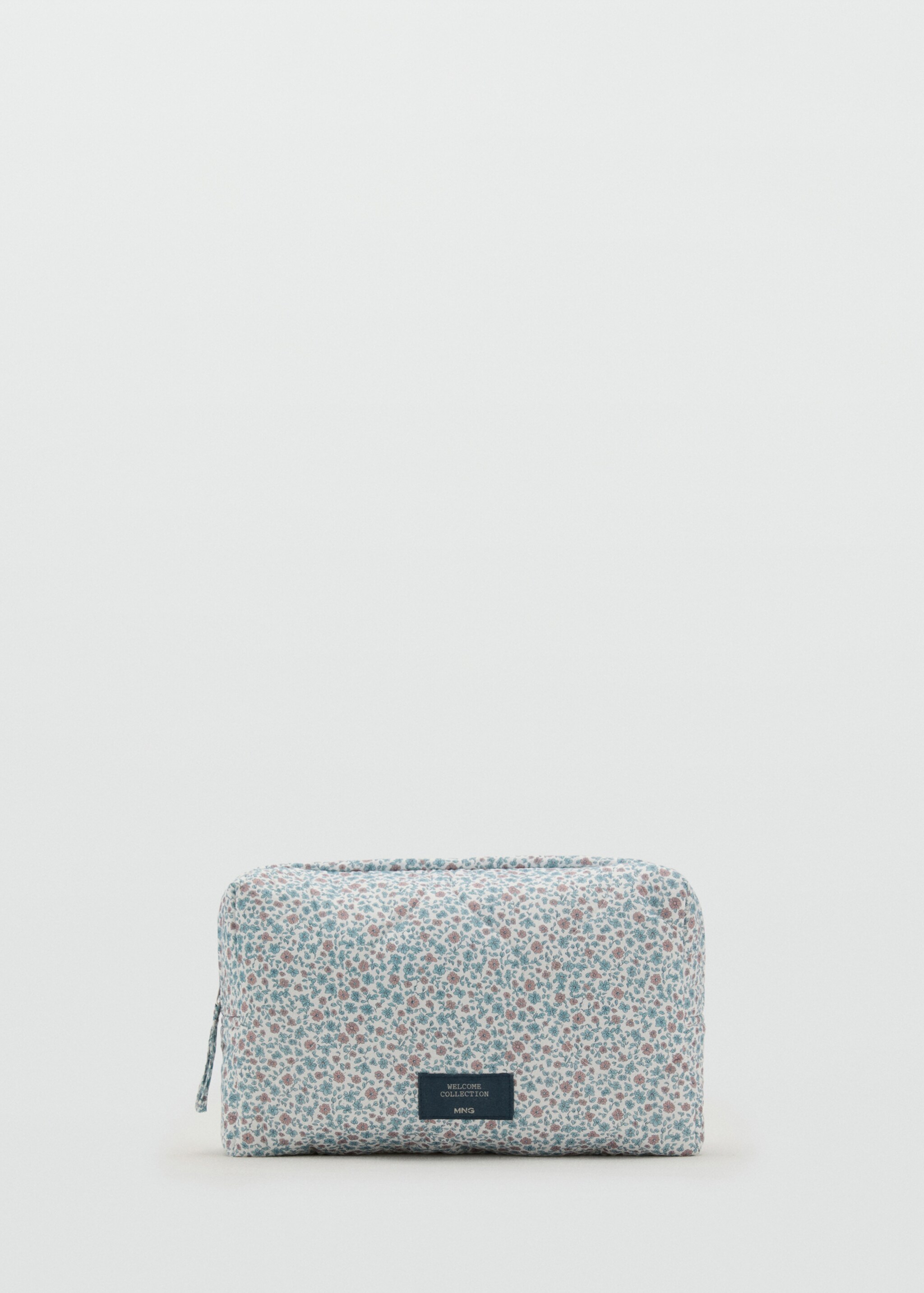 Sac cosmétique à fleurs - Article sans modèle, Vert. Ref: 17093816-00.