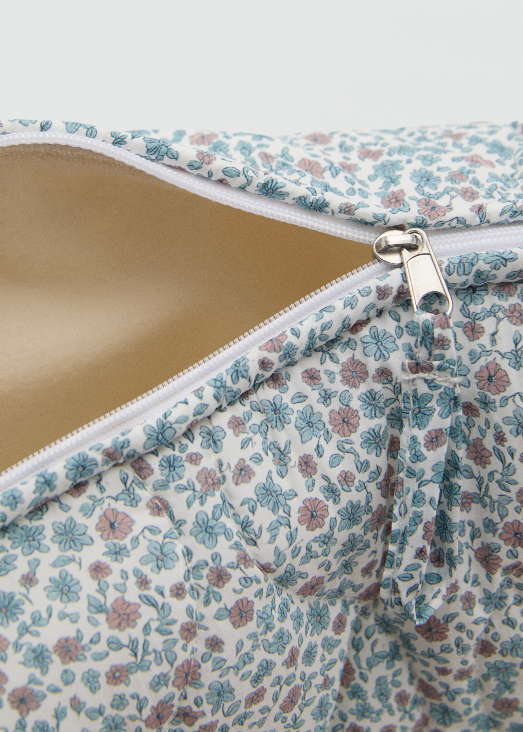 Sac cosmétique à fleurs - Détail de l'article 2, Vert. Ref: 17093816-00.