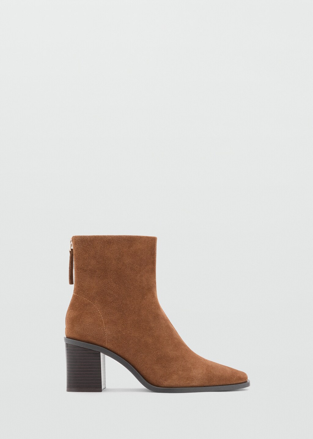 Suede block-heel boots - image 2