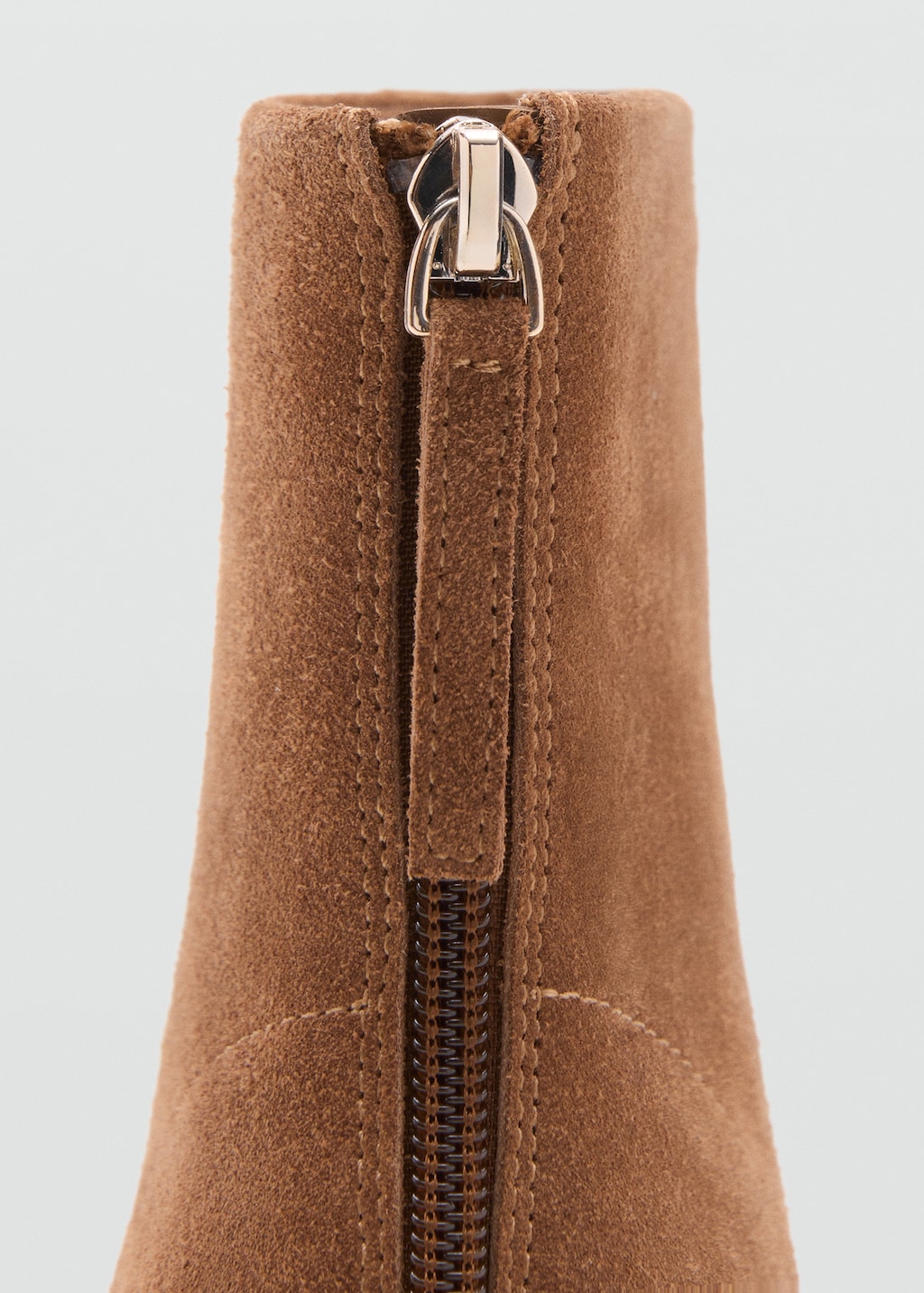 Suede block-heel boots