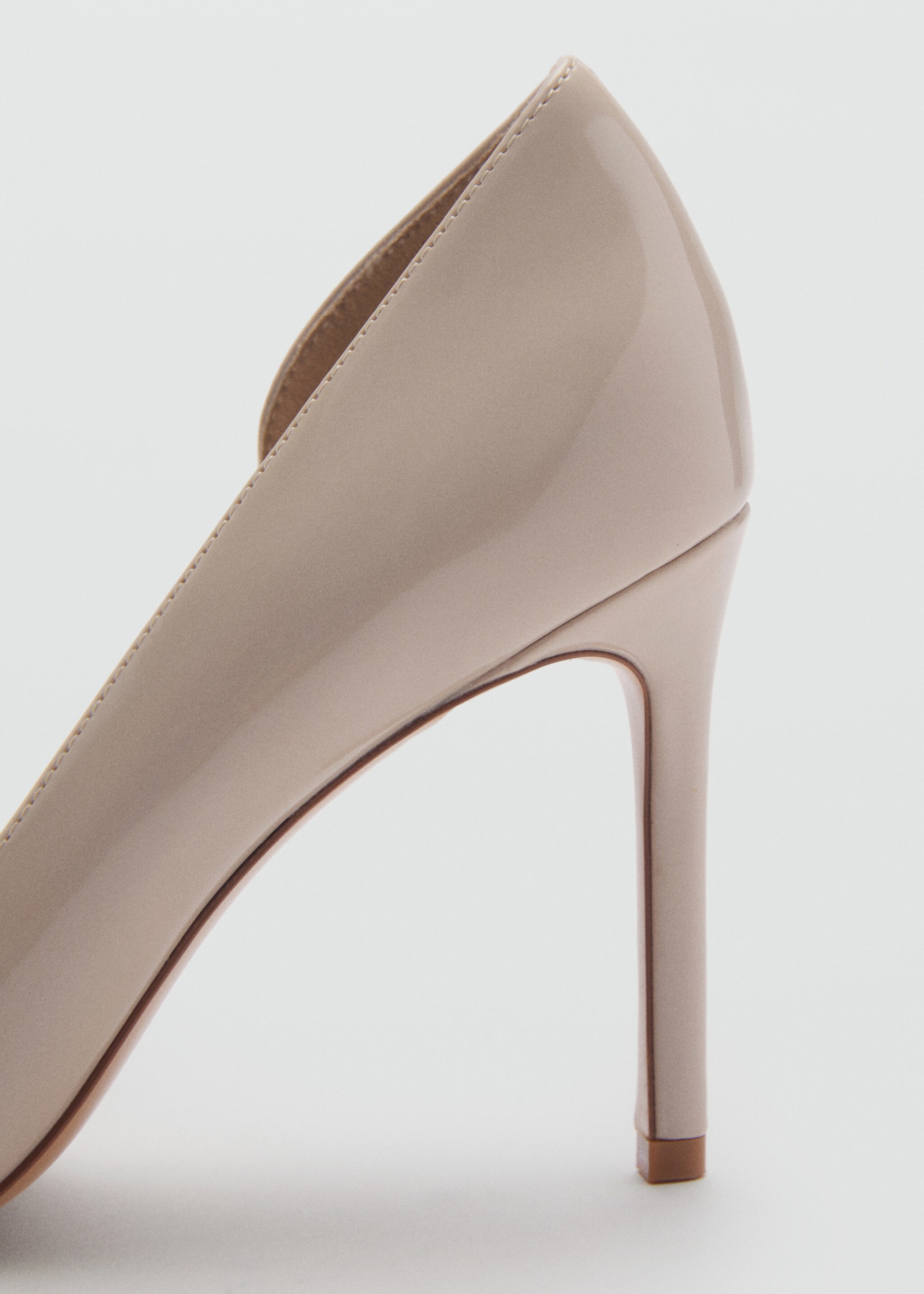 Chaussures talon asymétrique effet verni - Détail de l'article 1