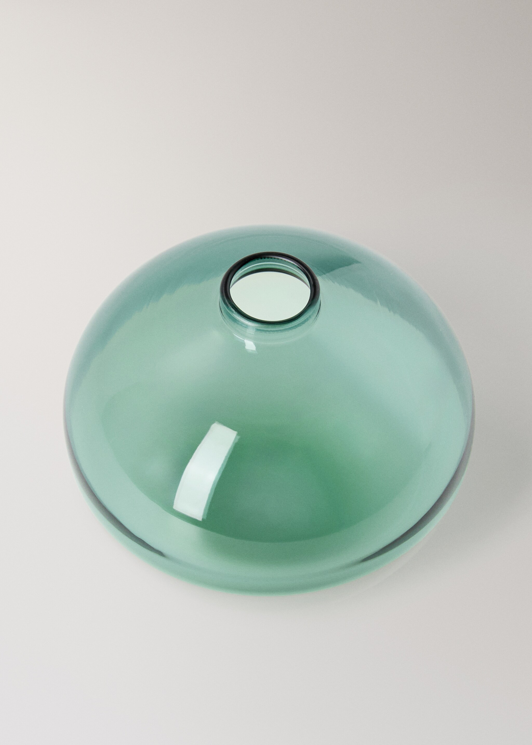 Borosilicate bud vase - Details of the article 3, Green. Ref: 17093824-00.