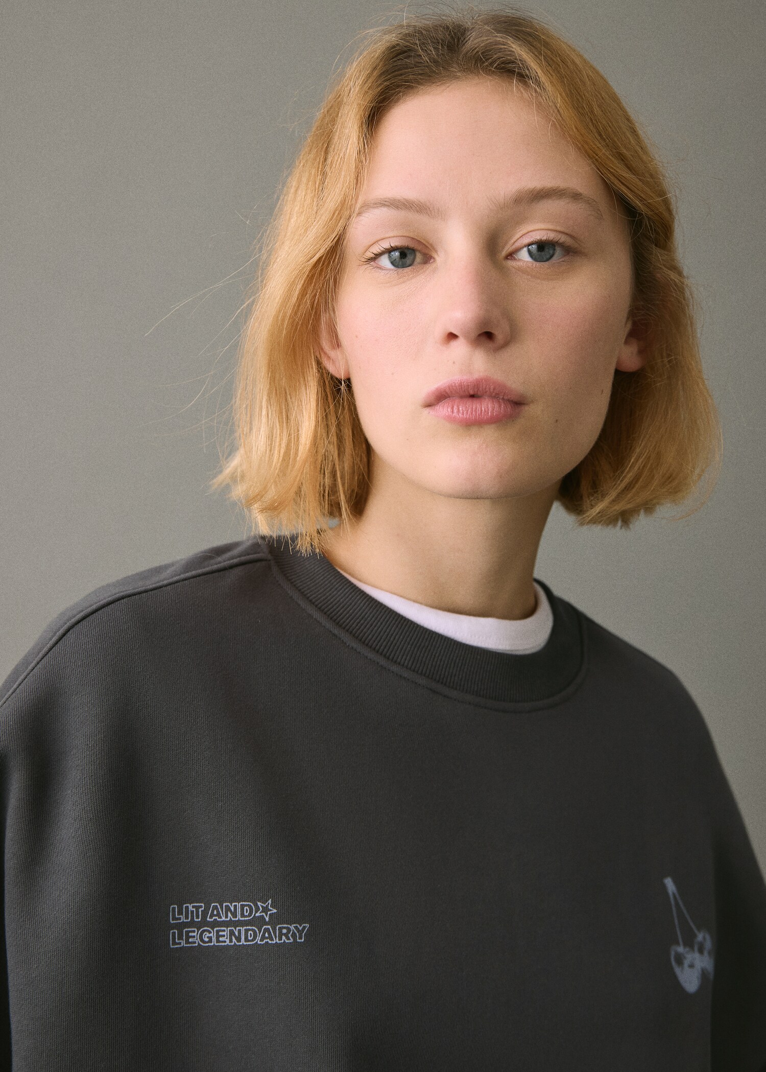 Sweat-shirt coton imprimé - Détail de l'article 1