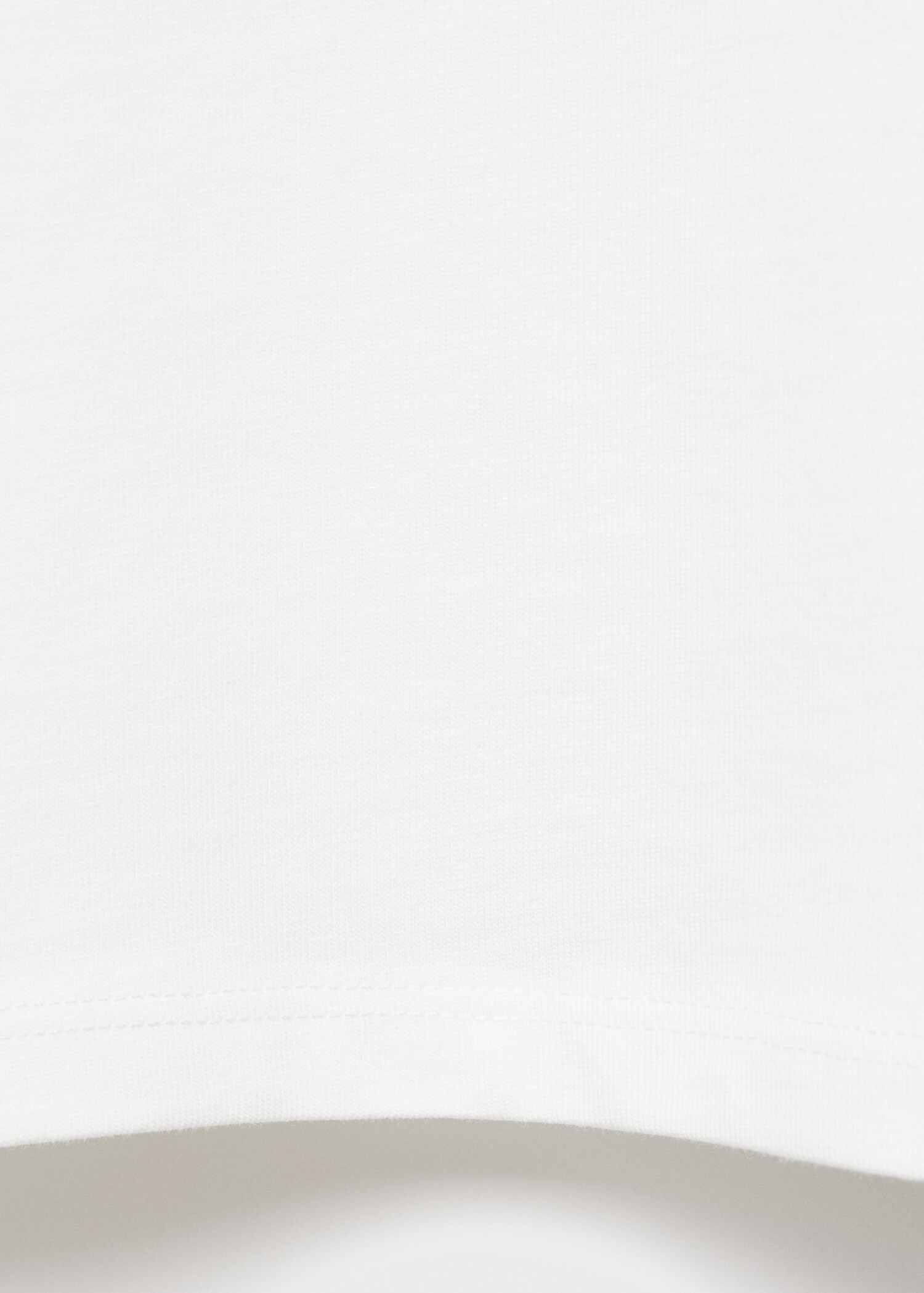 Cotton t-shirt with swan pattern - Details of the article 0