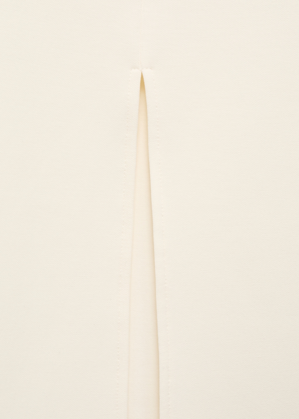 Cotton skirt with opening