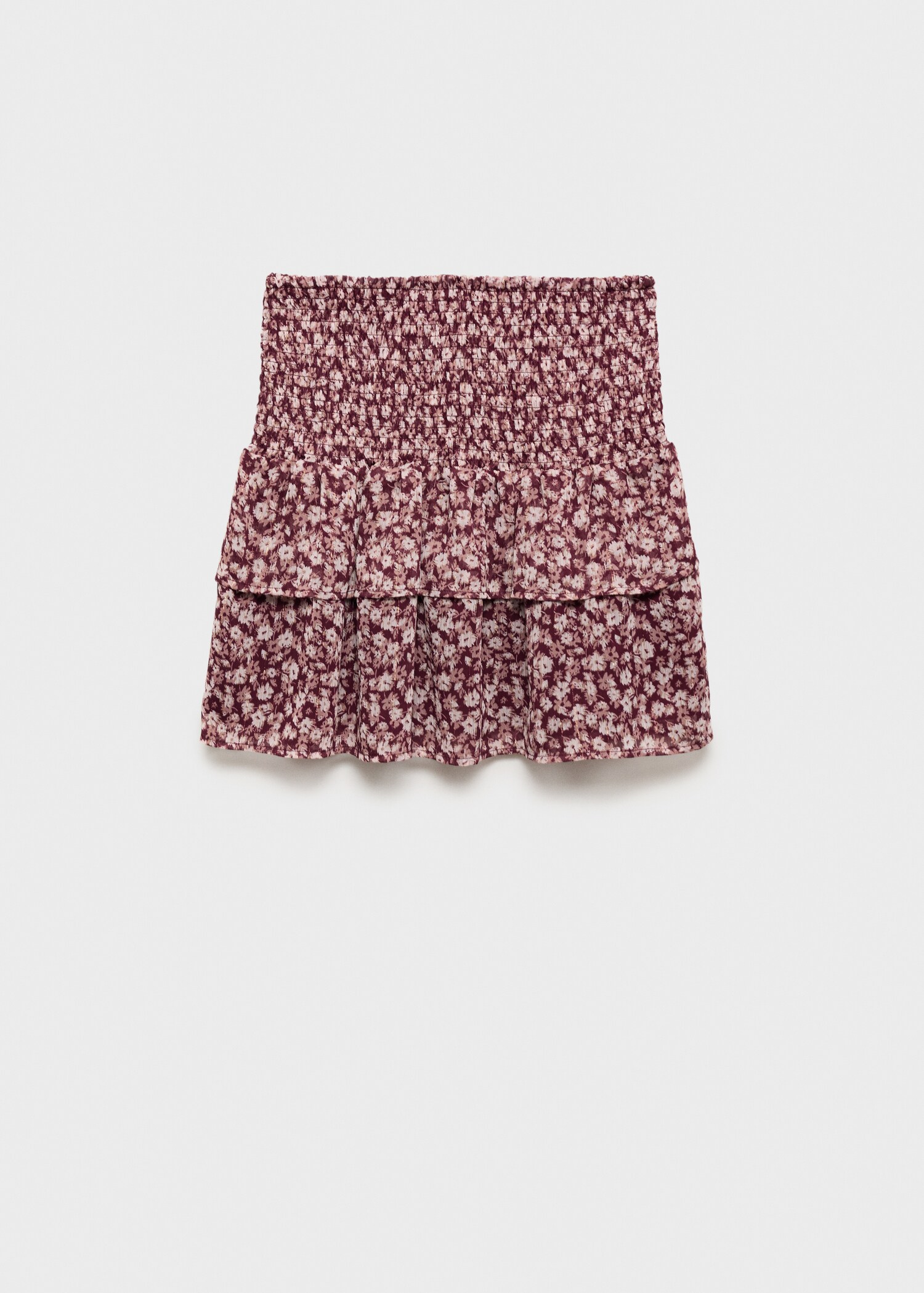 Falda volantes estampada - Artículo sin modelo