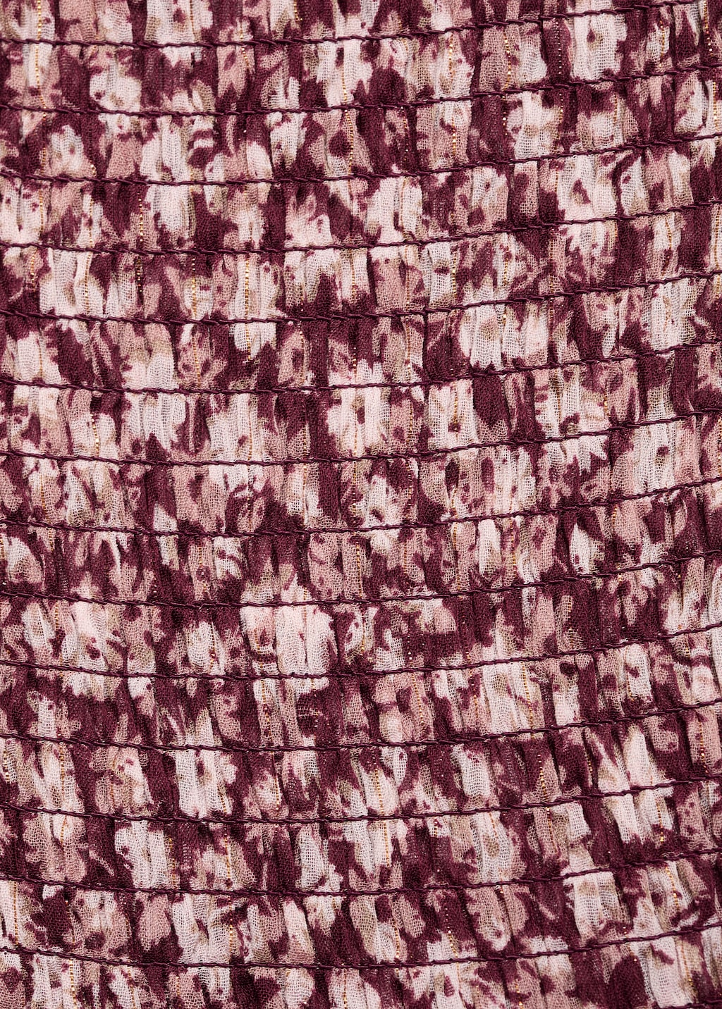 Printed ruffle skirt