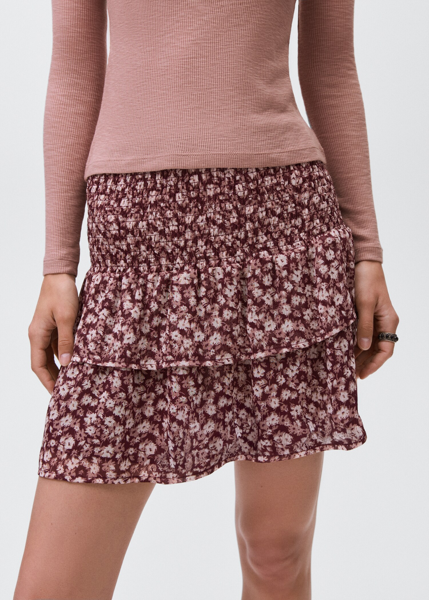 Falda volantes estampada - Detalle del artículo 1