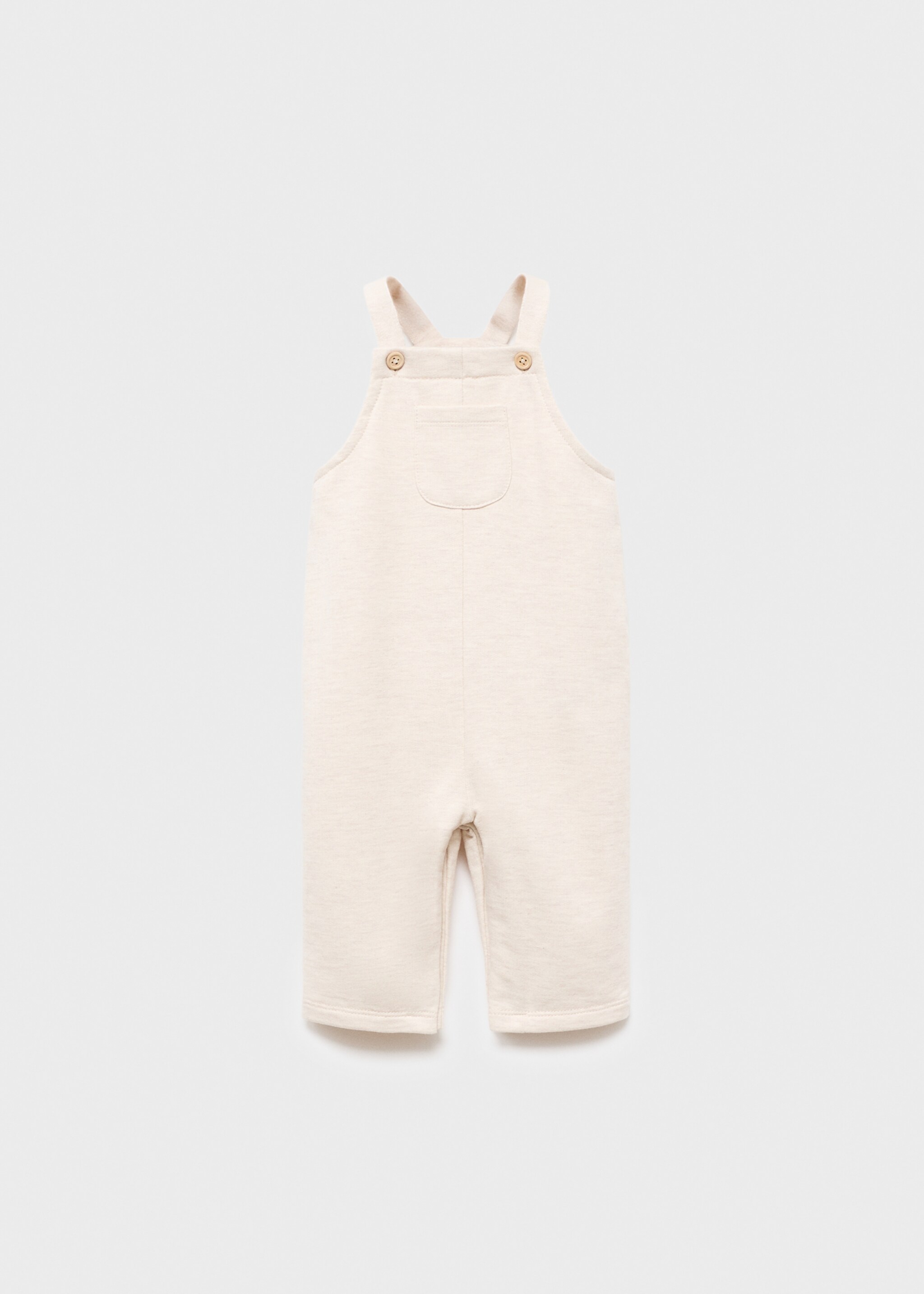 Long cotton dungarees - Article without model