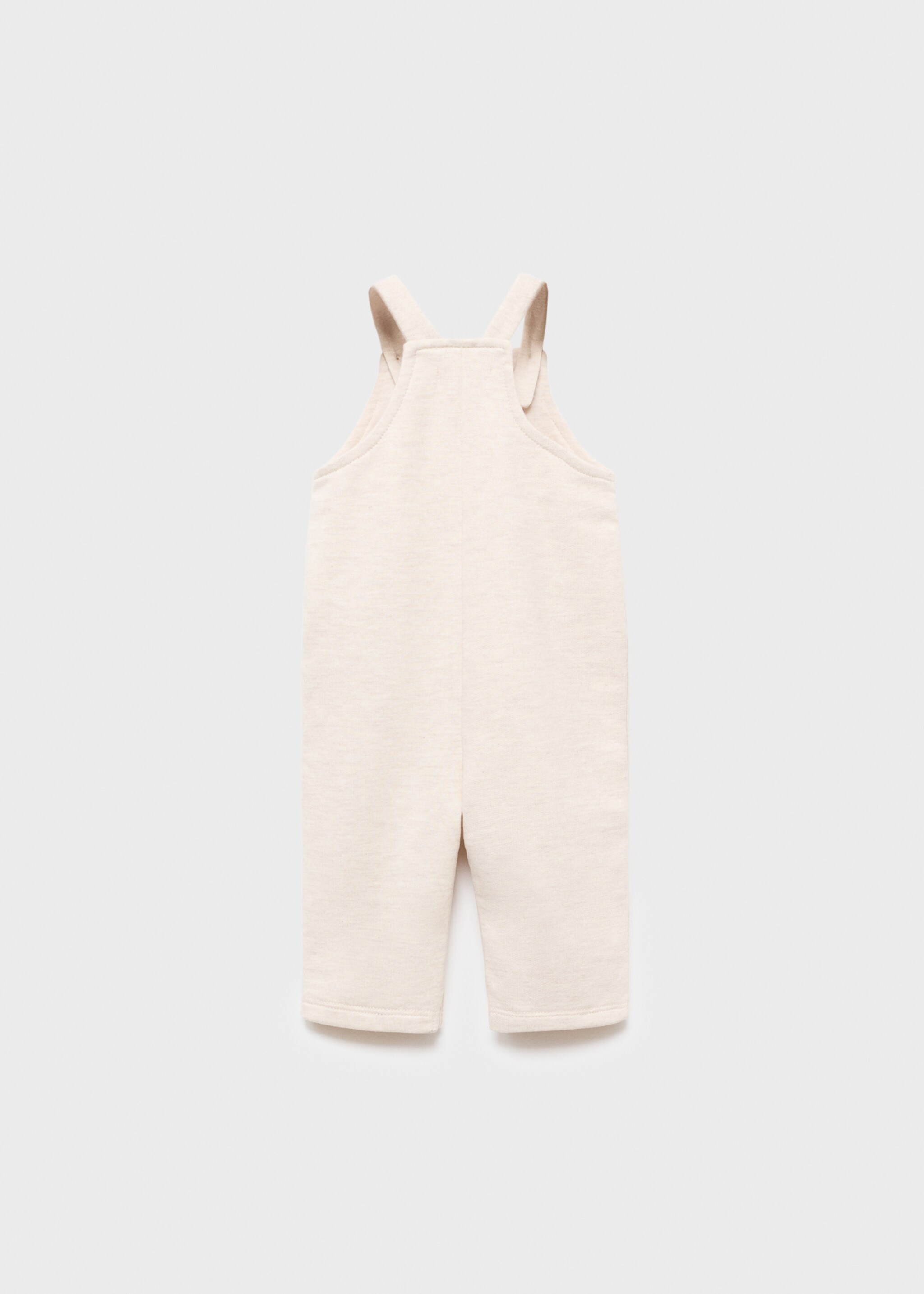 Long cotton dungarees - Reverse of the article