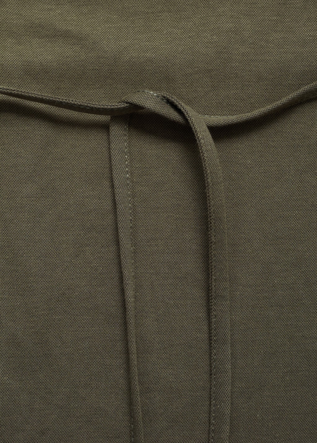 Cotton top with waist tie