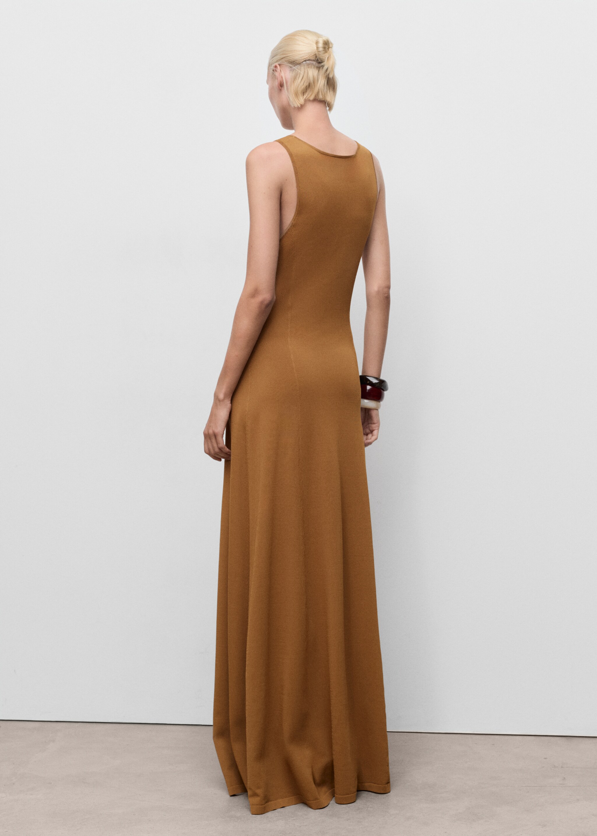 Robe longue maille - Verso de l’article