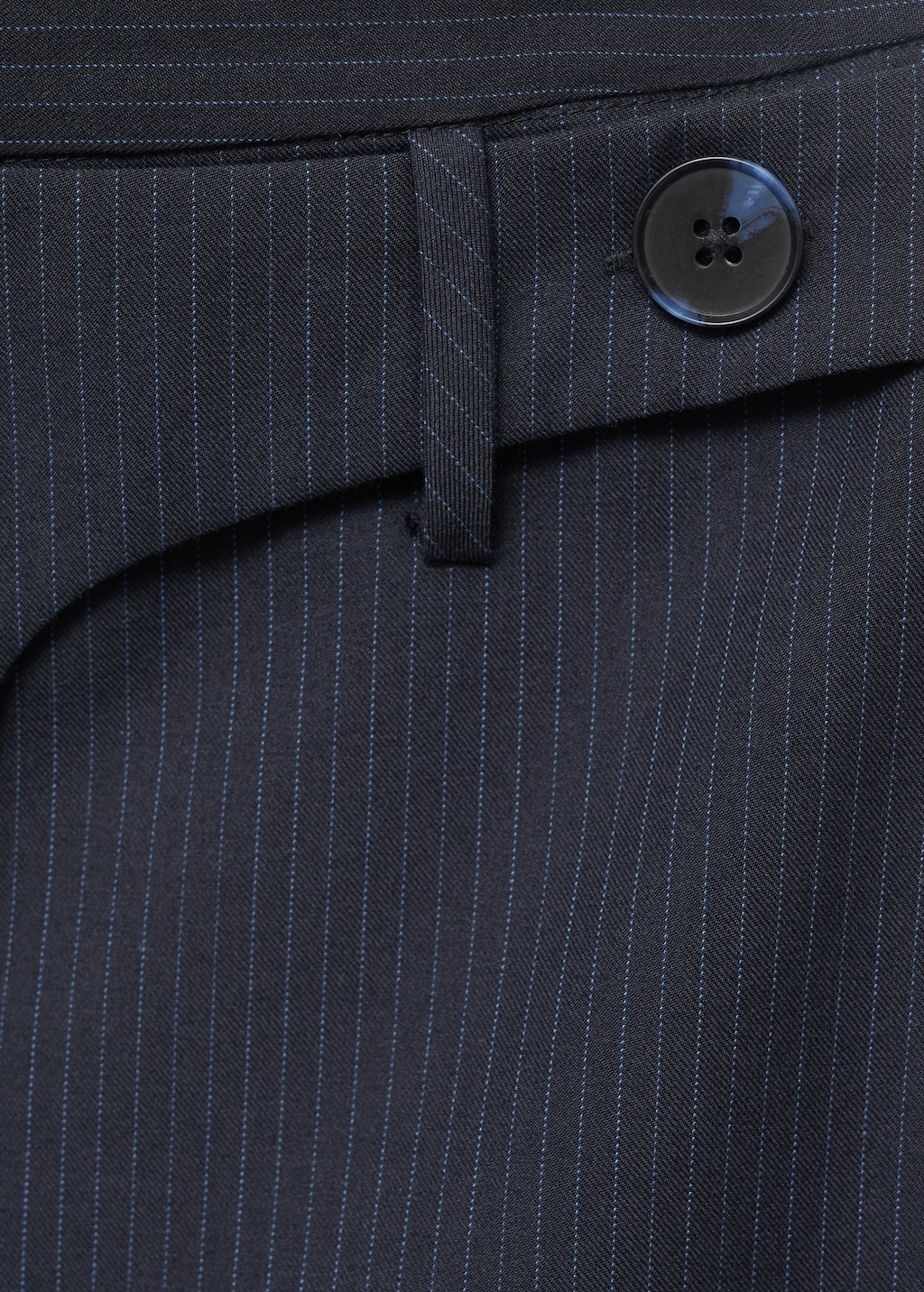 Pinstriped short skirt