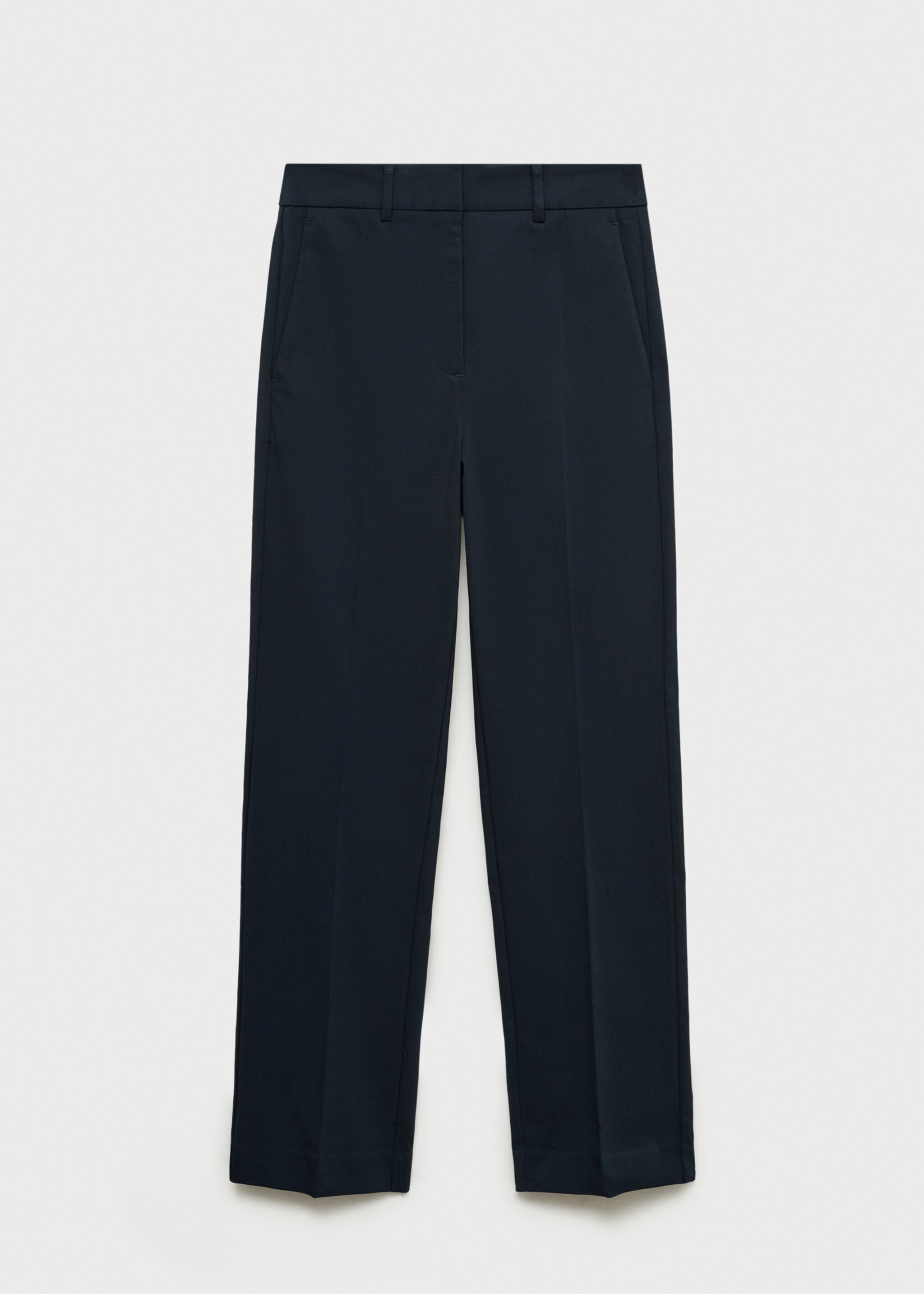 Straight-cut crop trousers - Article without model