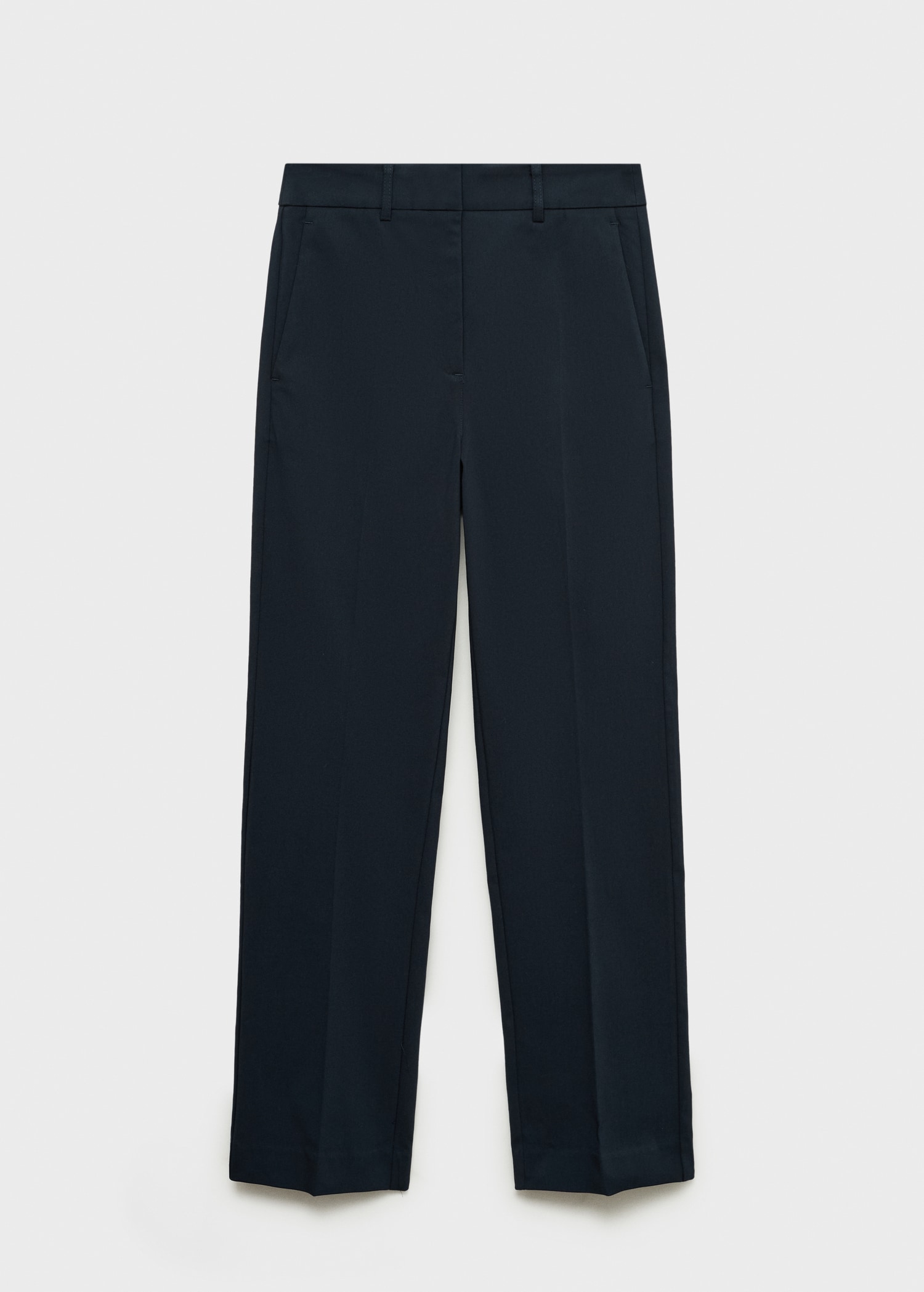 Straight-cut crop pants - Article without model