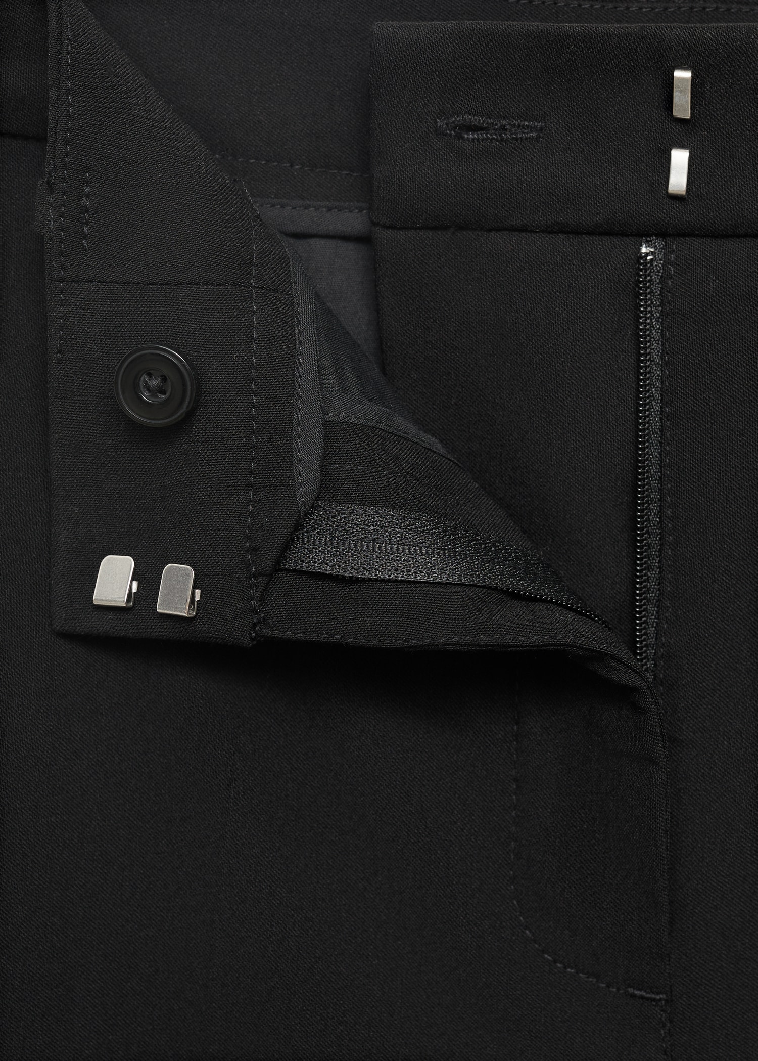 Straight-cut crop trousers - Details of the article 8