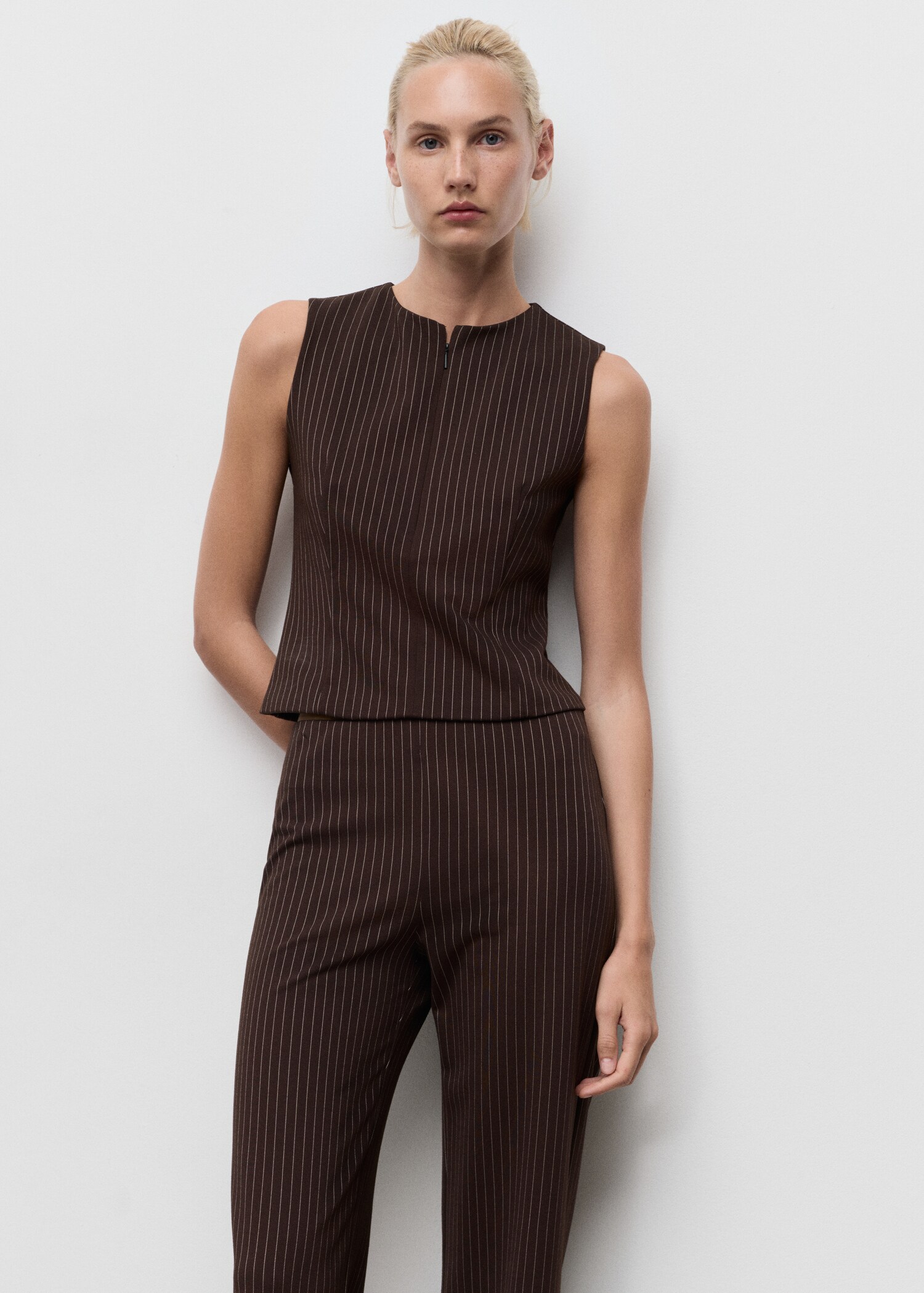 Pantalon droit taille élastique - Détail de l'article 1