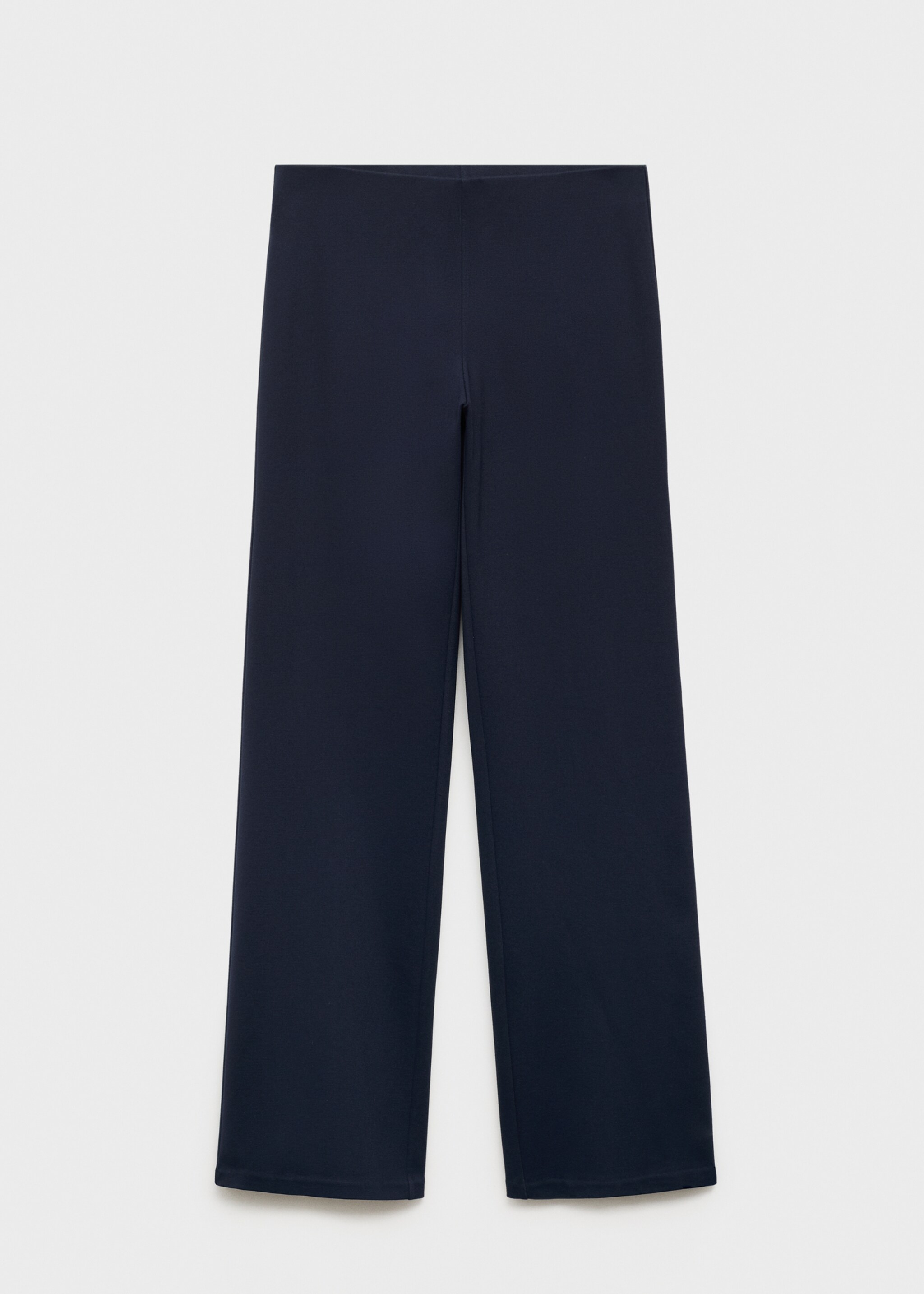 Straight-fit trousers with elastic waist - Товар без моделі, Темно-синій. Ref: 17094090-00.