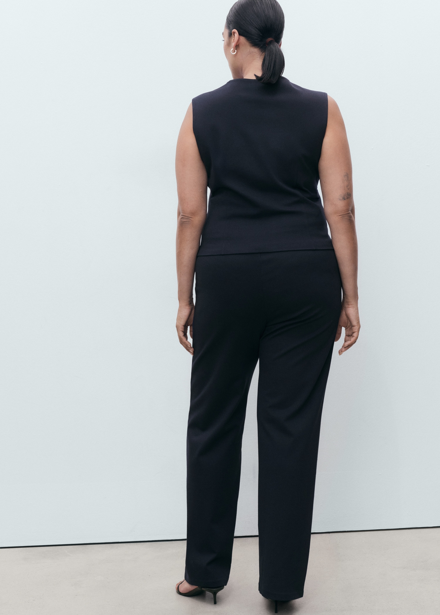Pantalon droit taille élastique - Détail de l'article 4