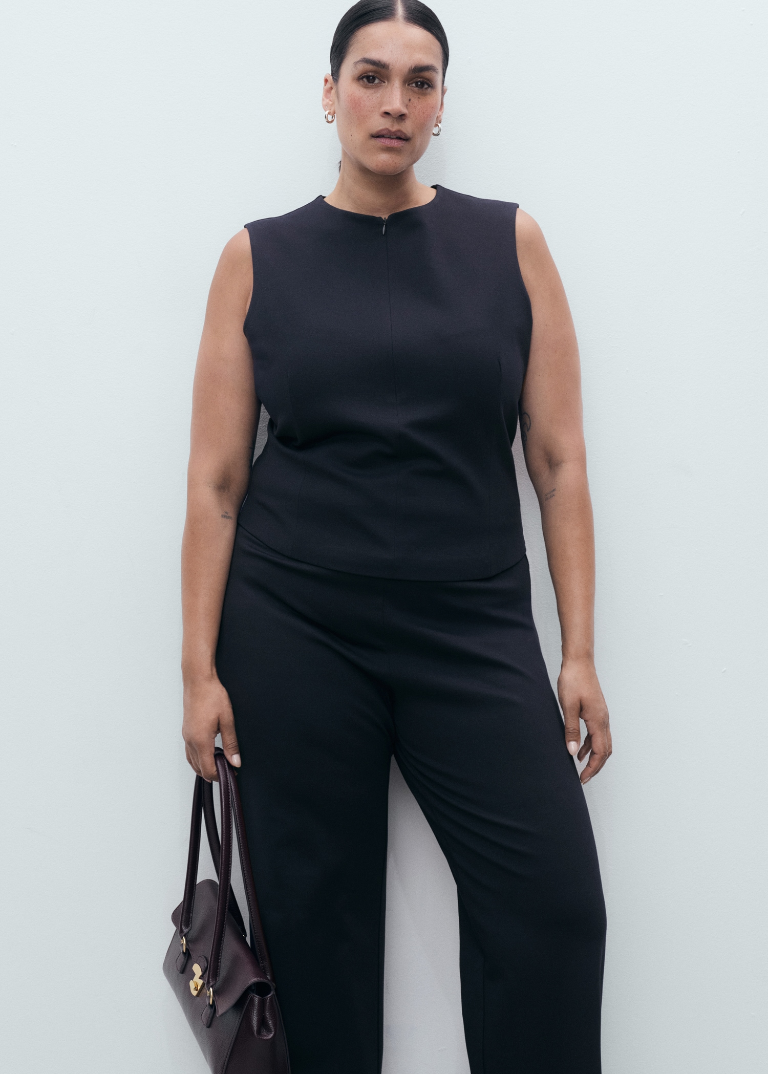 Pantalon droit taille élastique - Détail de l'article 5