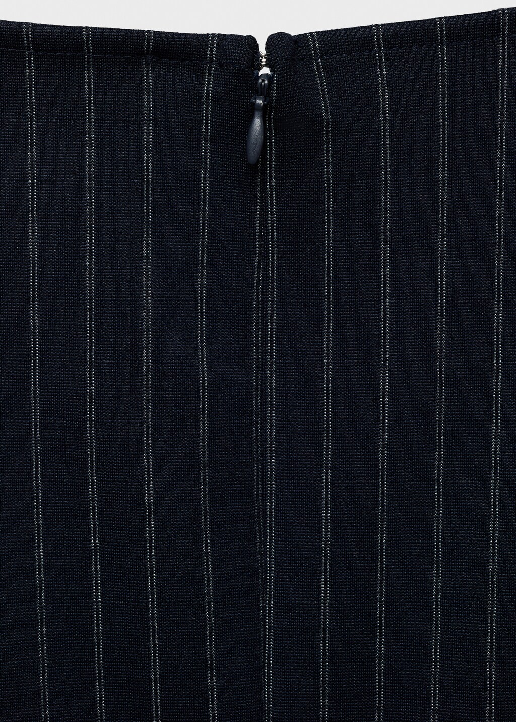 Boat-neck pinstripe dress - image 5