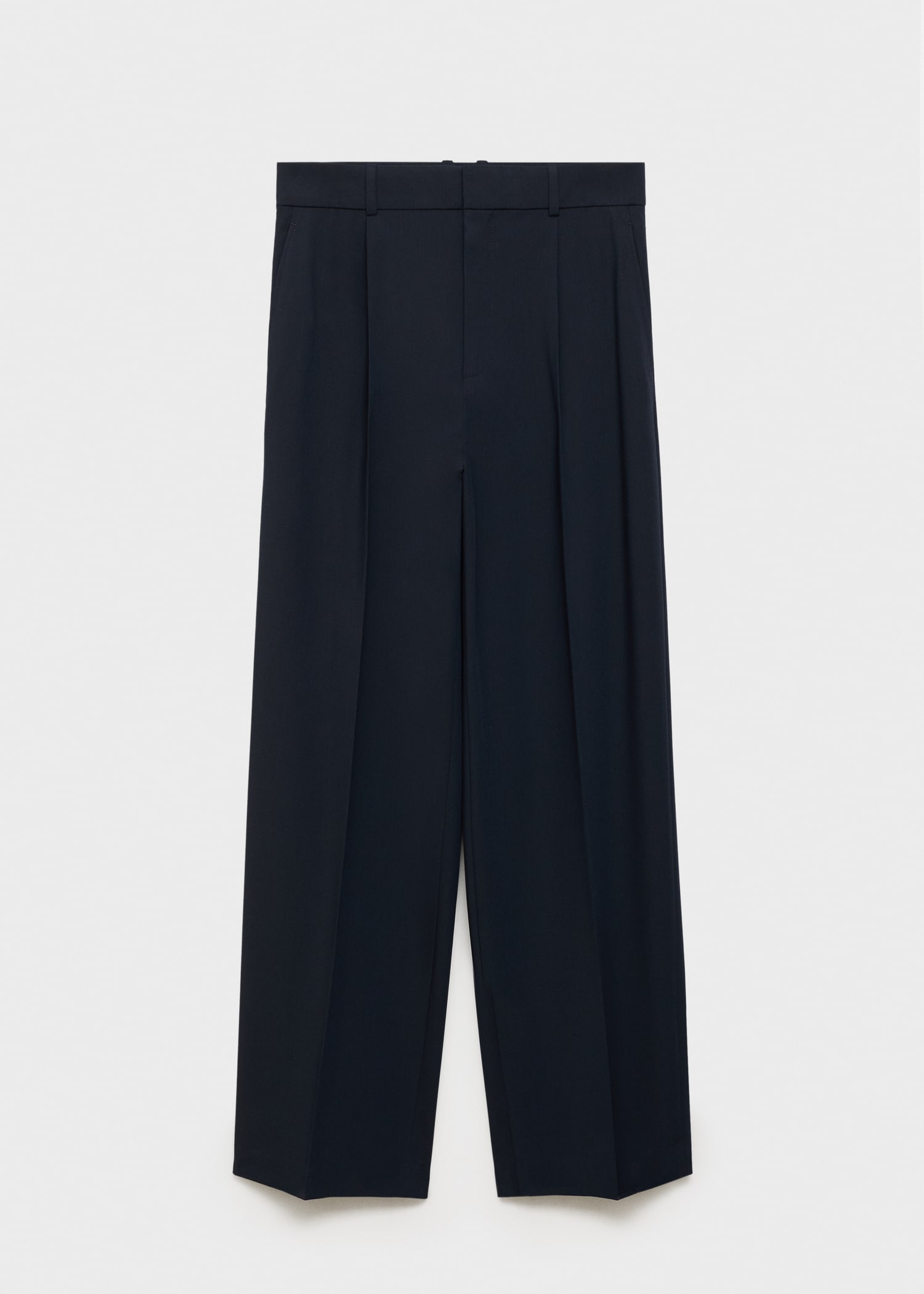 Low-rise wide-leg trousers - Article without model