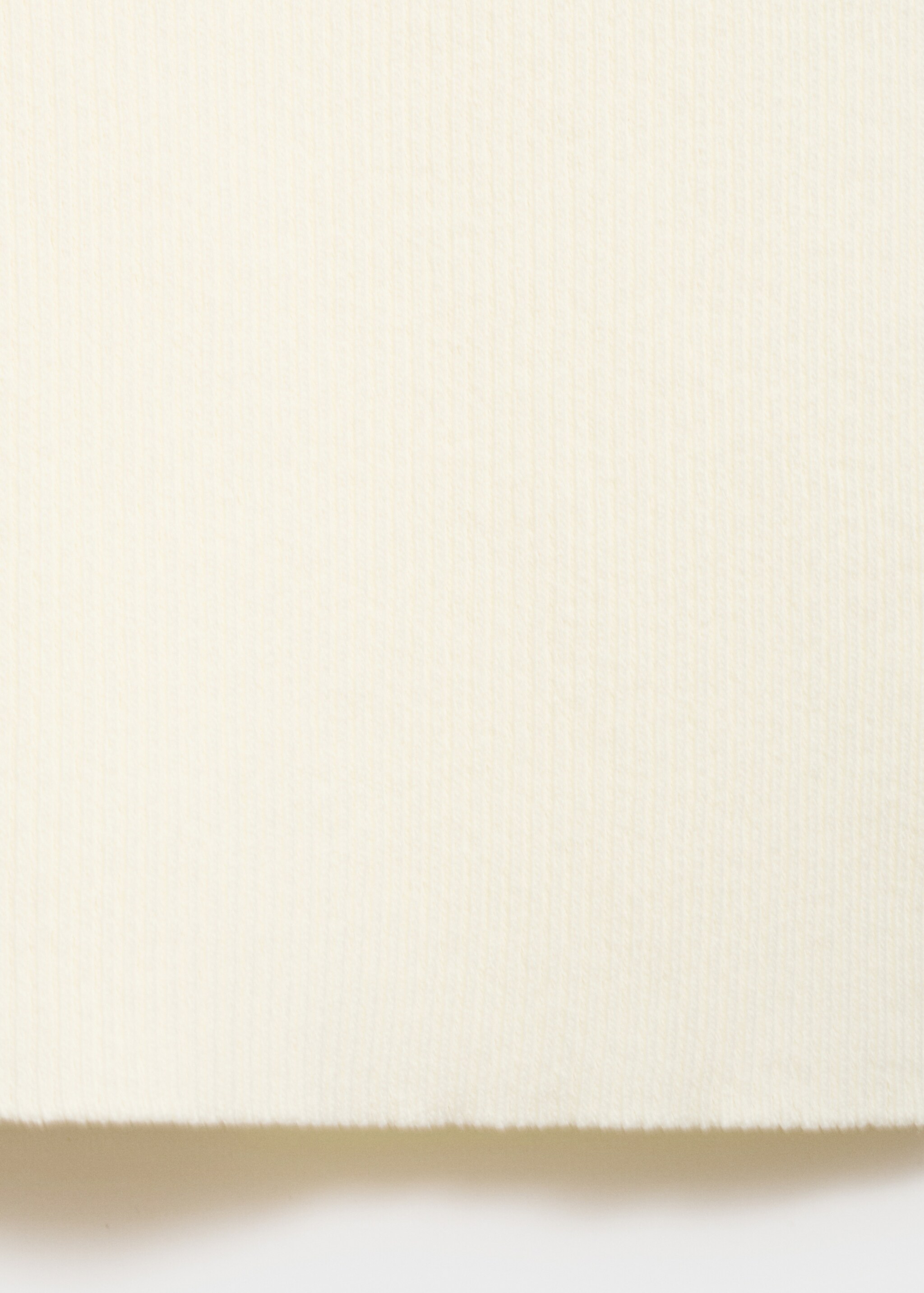 Ribbed knit short-sleeve jumper - Details of the article 0