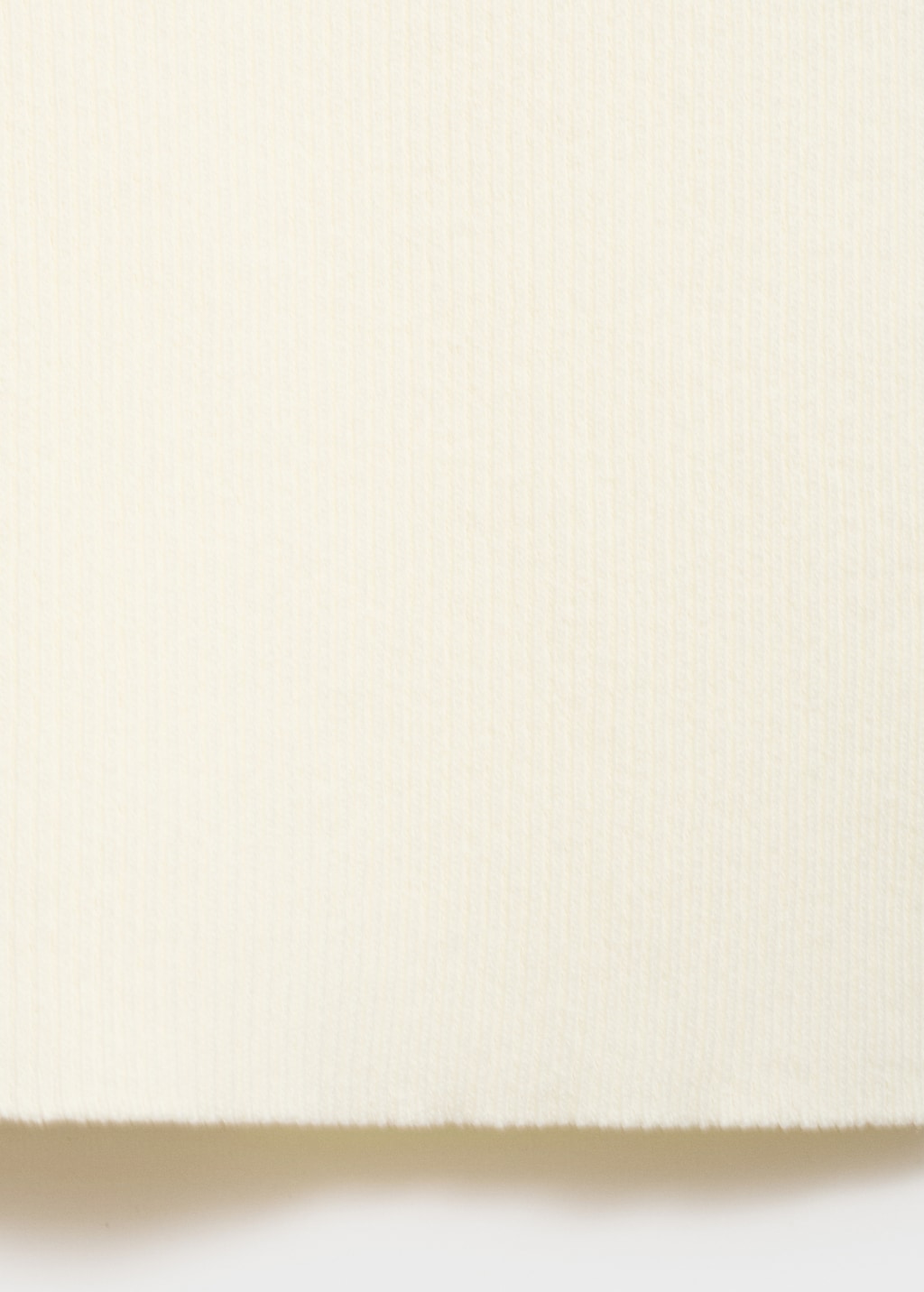 Ribbed-knit short-sleeved sweater