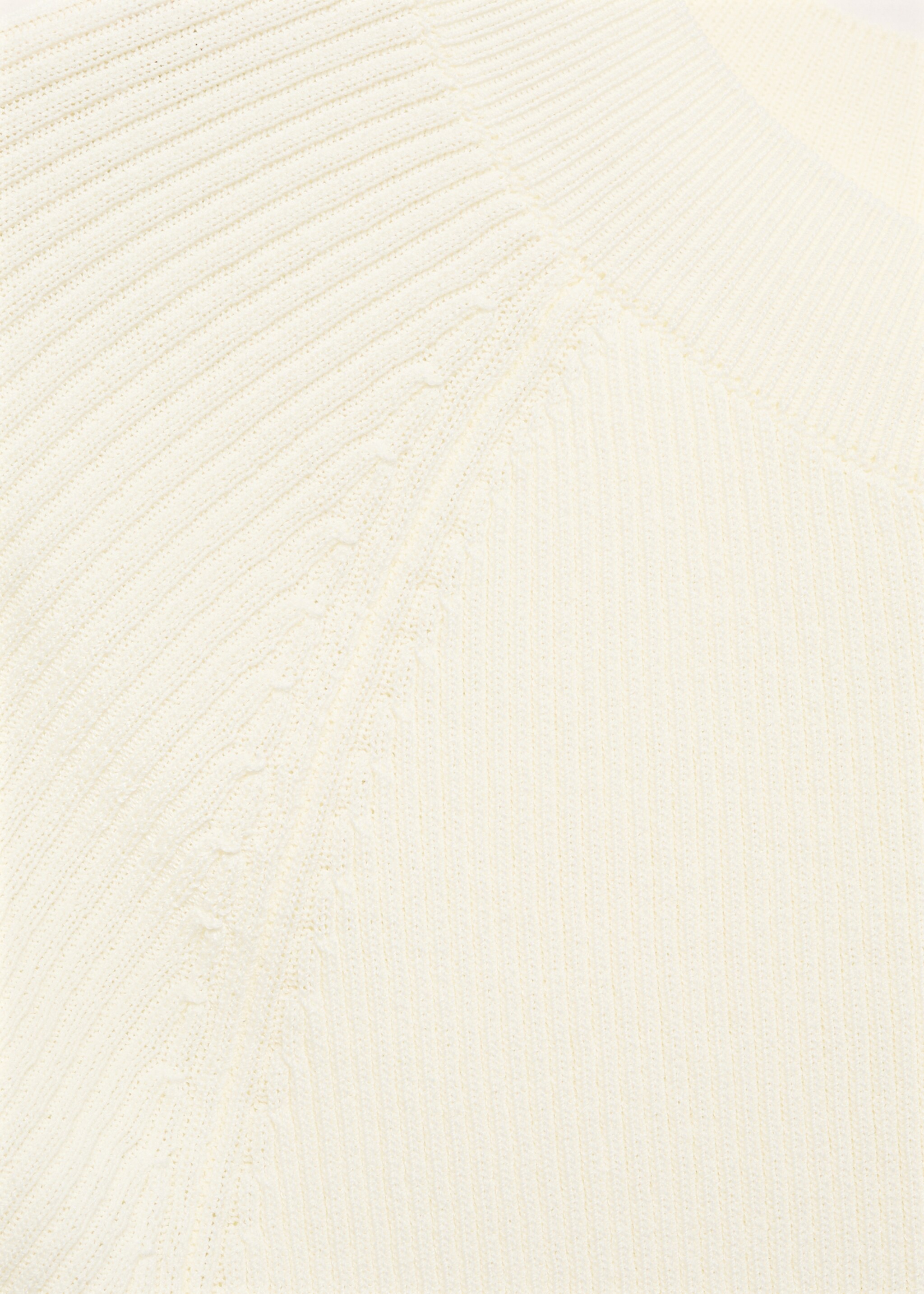 Ribbed knit short-sleeve jumper - Details of the article 8