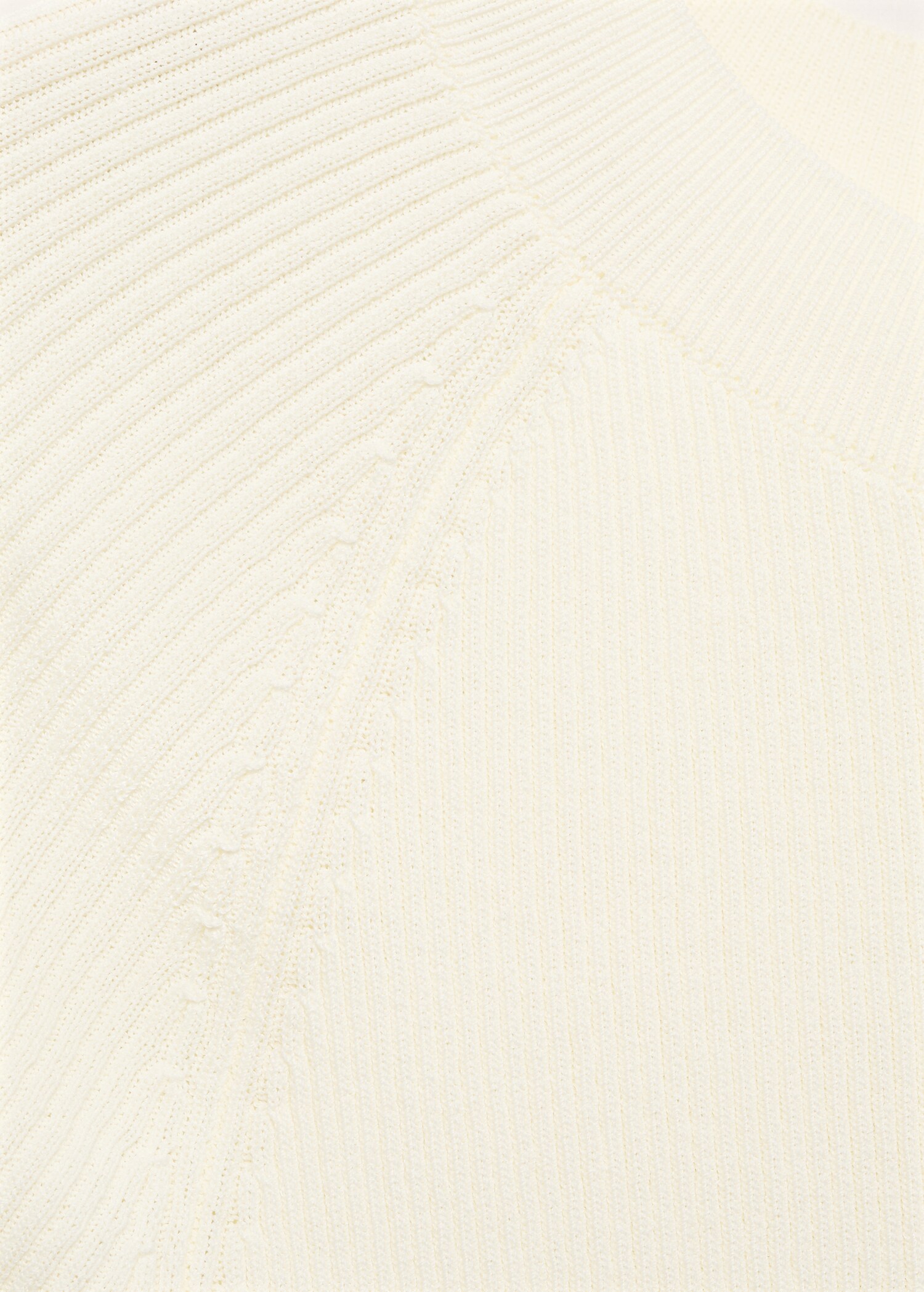 Ribbed knit short-sleeve jumper - Details of the article 8