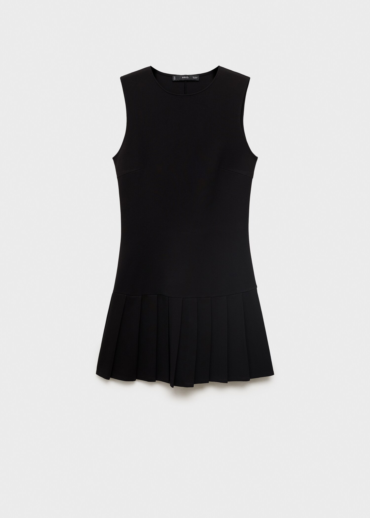 Robe courte plissée - Article sans modèle