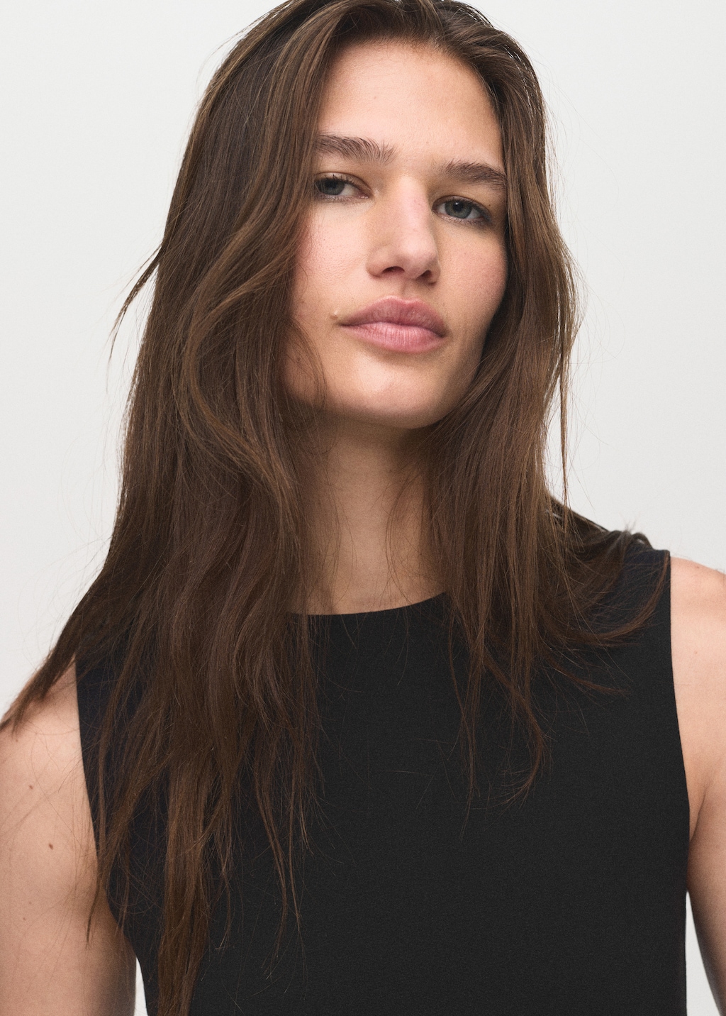 Fitted pleated dress