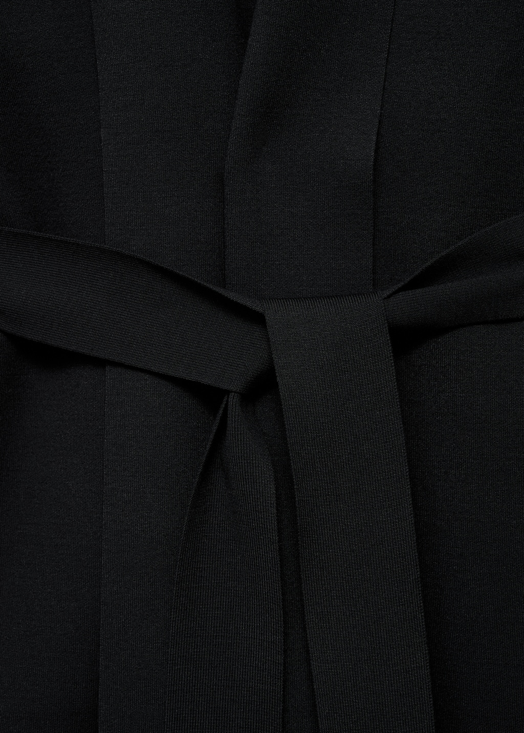 Long milano cardigan with stitching detail