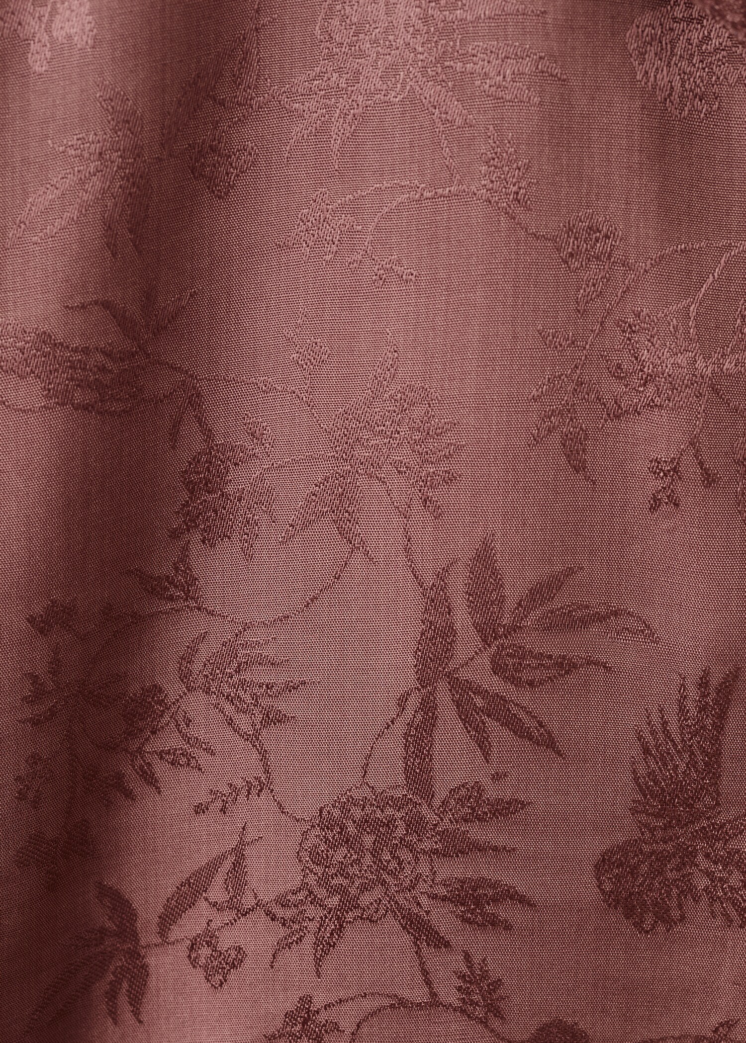 Camisa pijama jacquard satén - Detalle del artículo 0