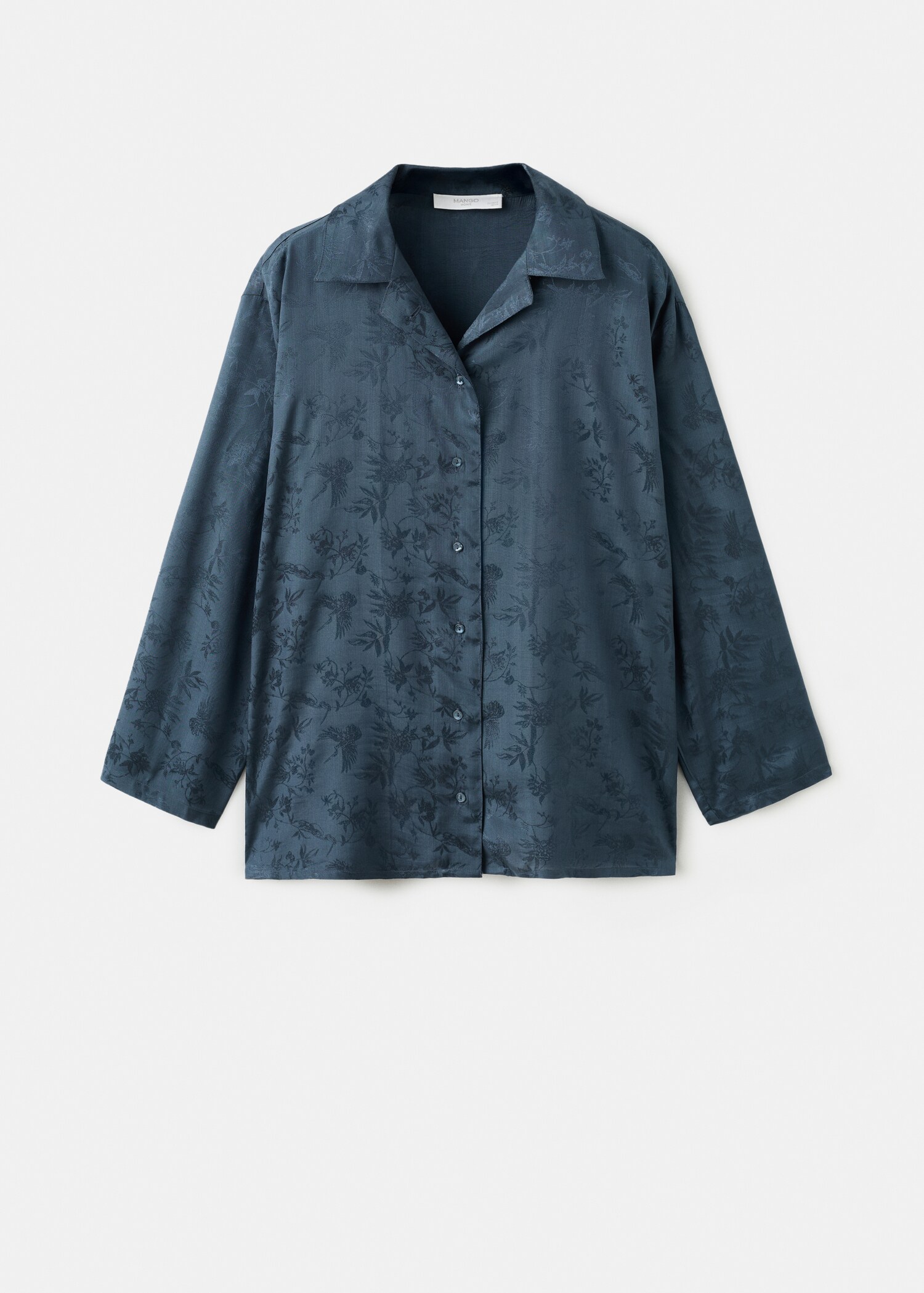 Camisa pijama jacquard satén - Artículo sin modelo