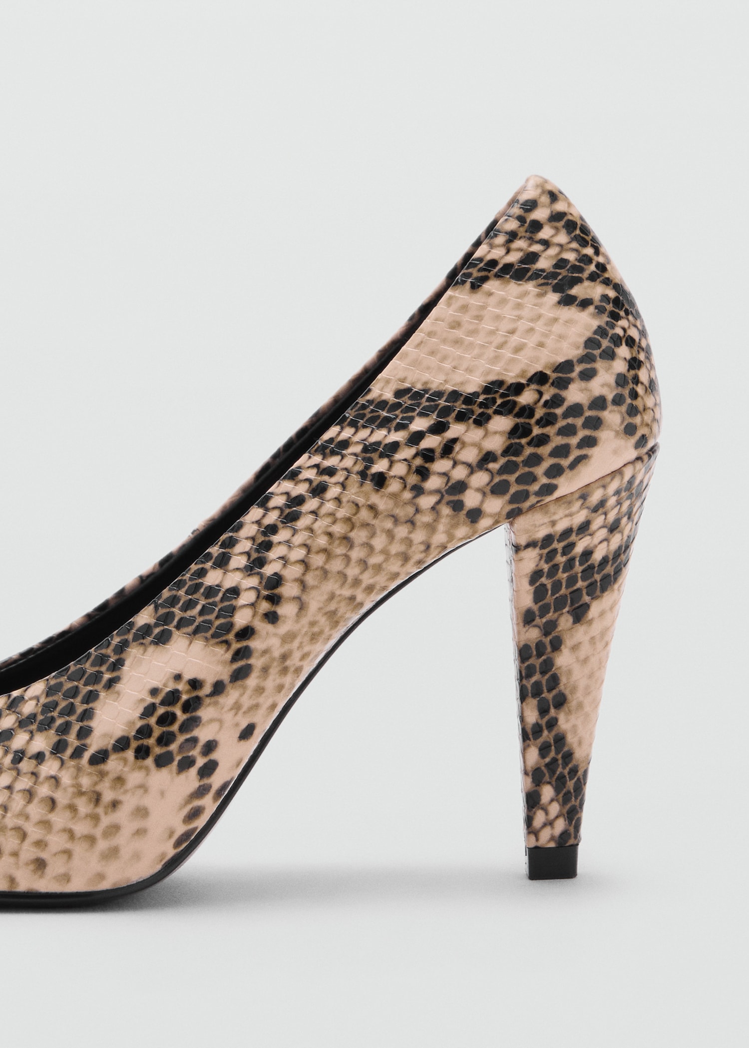 Snakeskin Heels Mango Snake Print Shoes Snakeskin Print Heeled