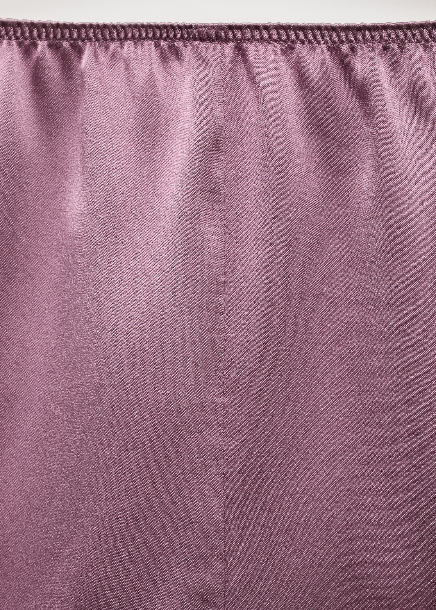 Silk shorts with contrasting lace trim - Details of the article 0