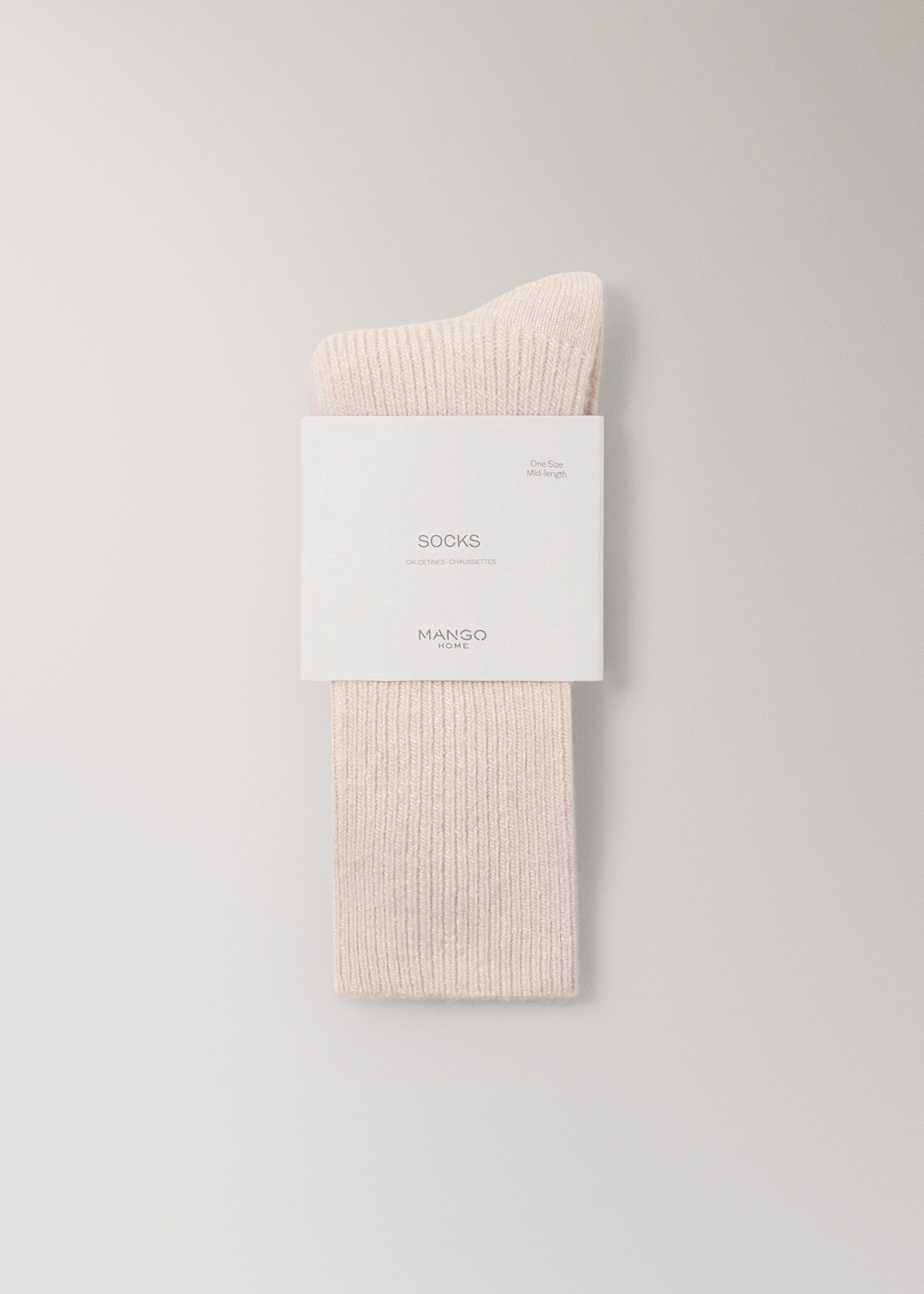Socks canale - Details of the article 0, Ecru. Ref: 17094112-00.