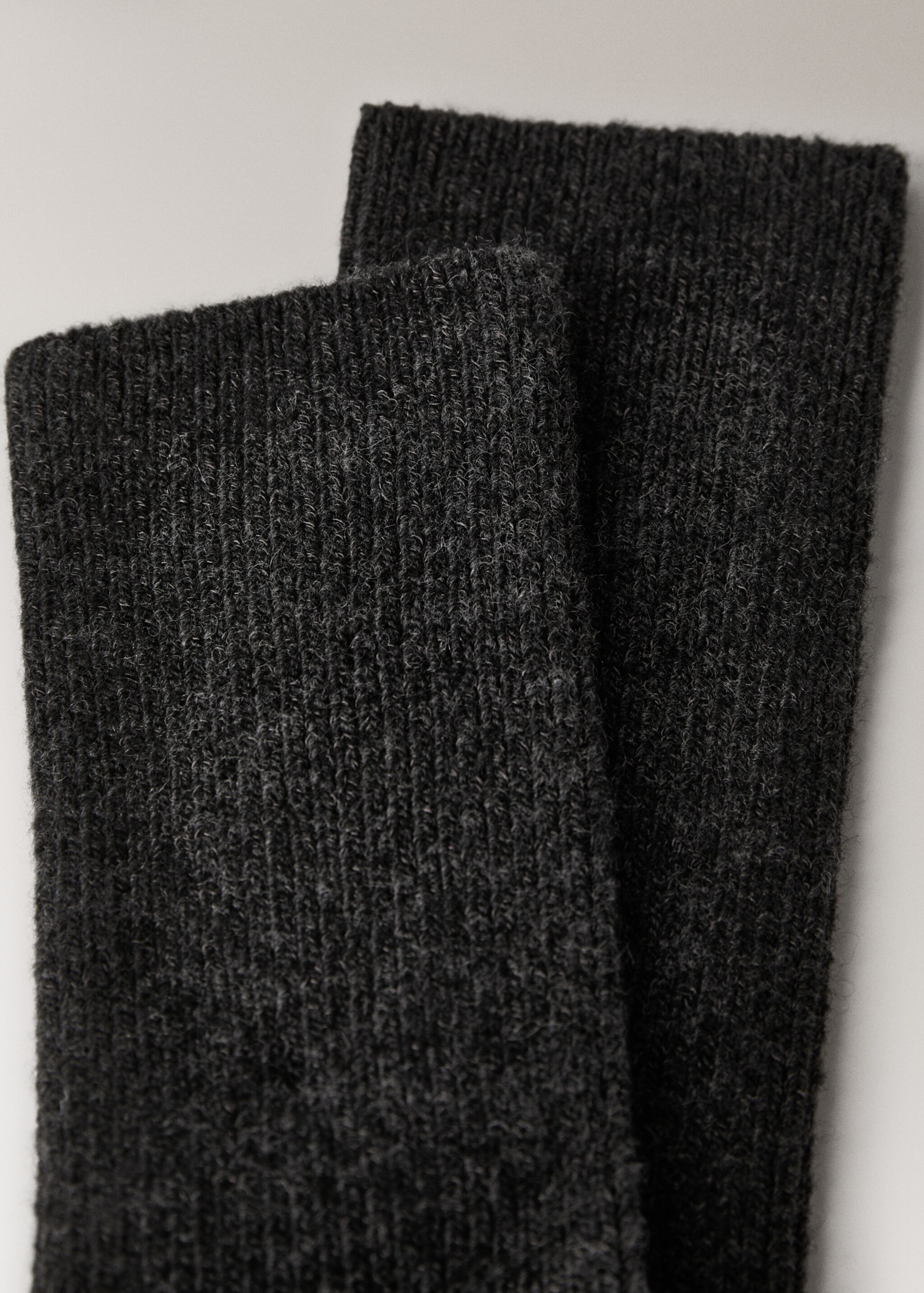 Socks canale - Details of the article 8, Charcoal. Ref: 17094112-00.