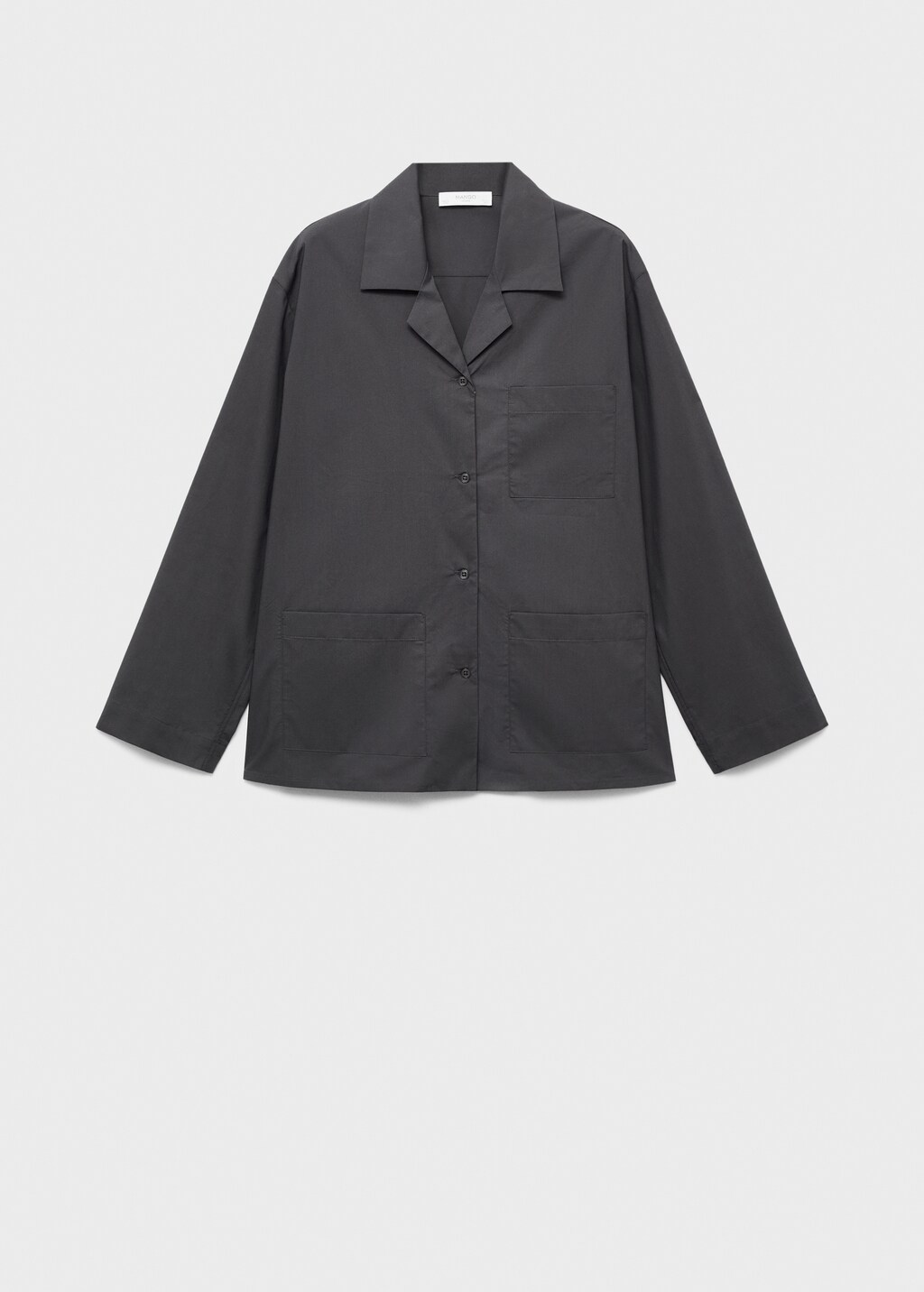 Poplin pajama shirt - image 5