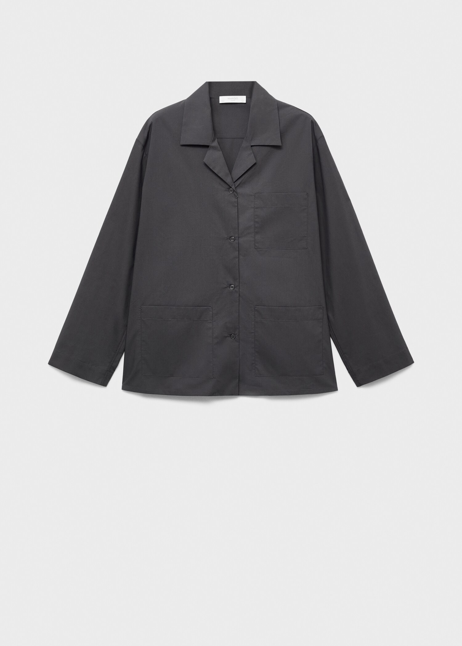 Poplin pyjama shirt - Article without model