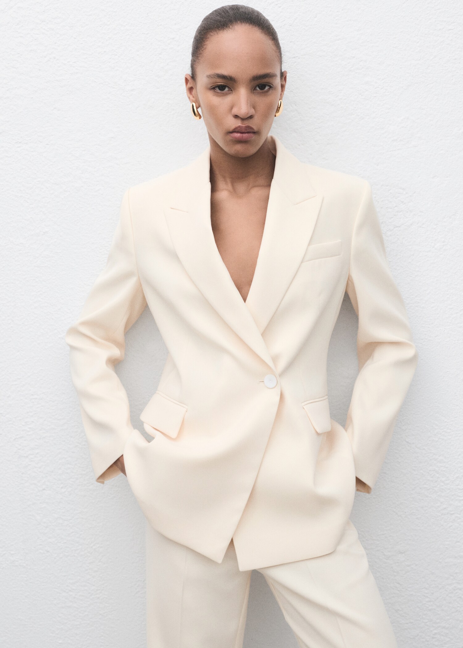 Double-breasted suit jacket - Medium plane