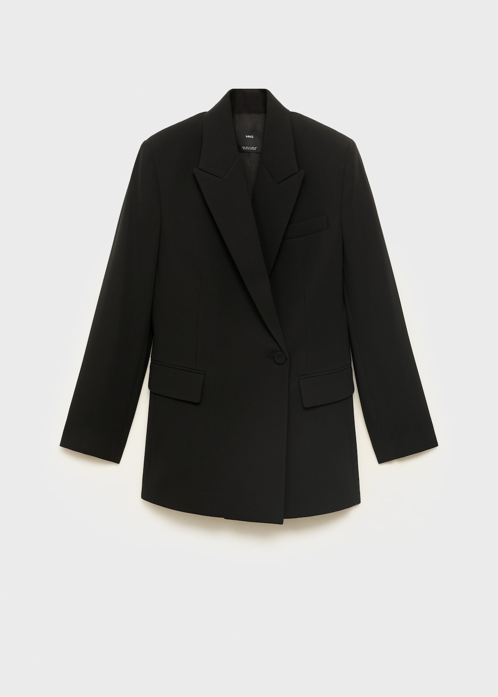 Double-breasted suit blazer