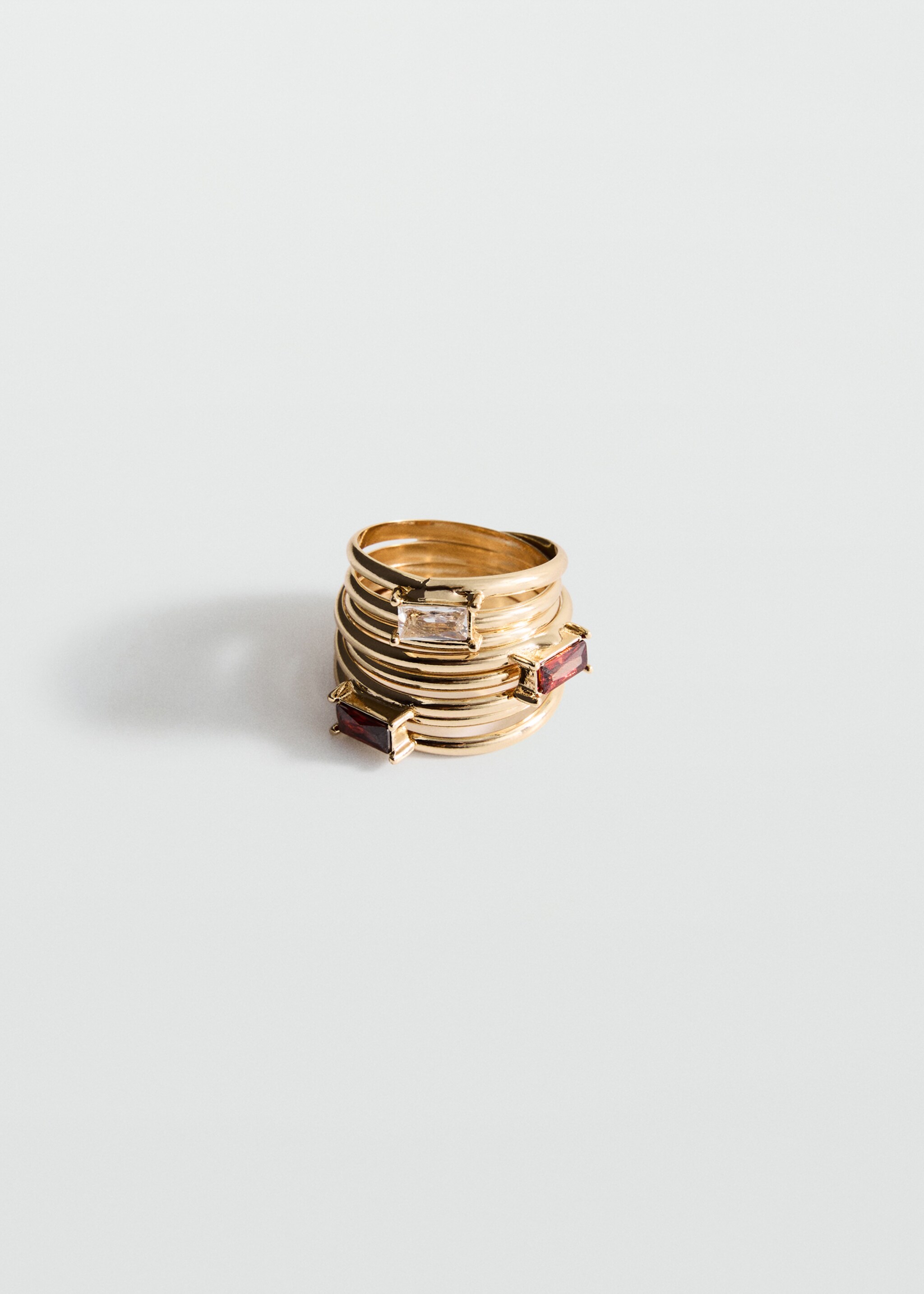 Mixed crystal ring - Article without model, Gold. Ref: 17094120-00.